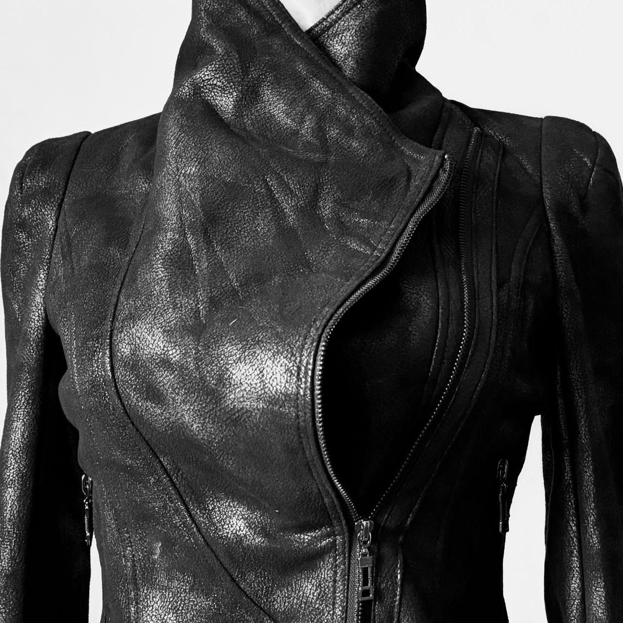 Vintage Insane penny lane fur leather jacket Size S / US 4 / IT 40 - 4 Thumbnail