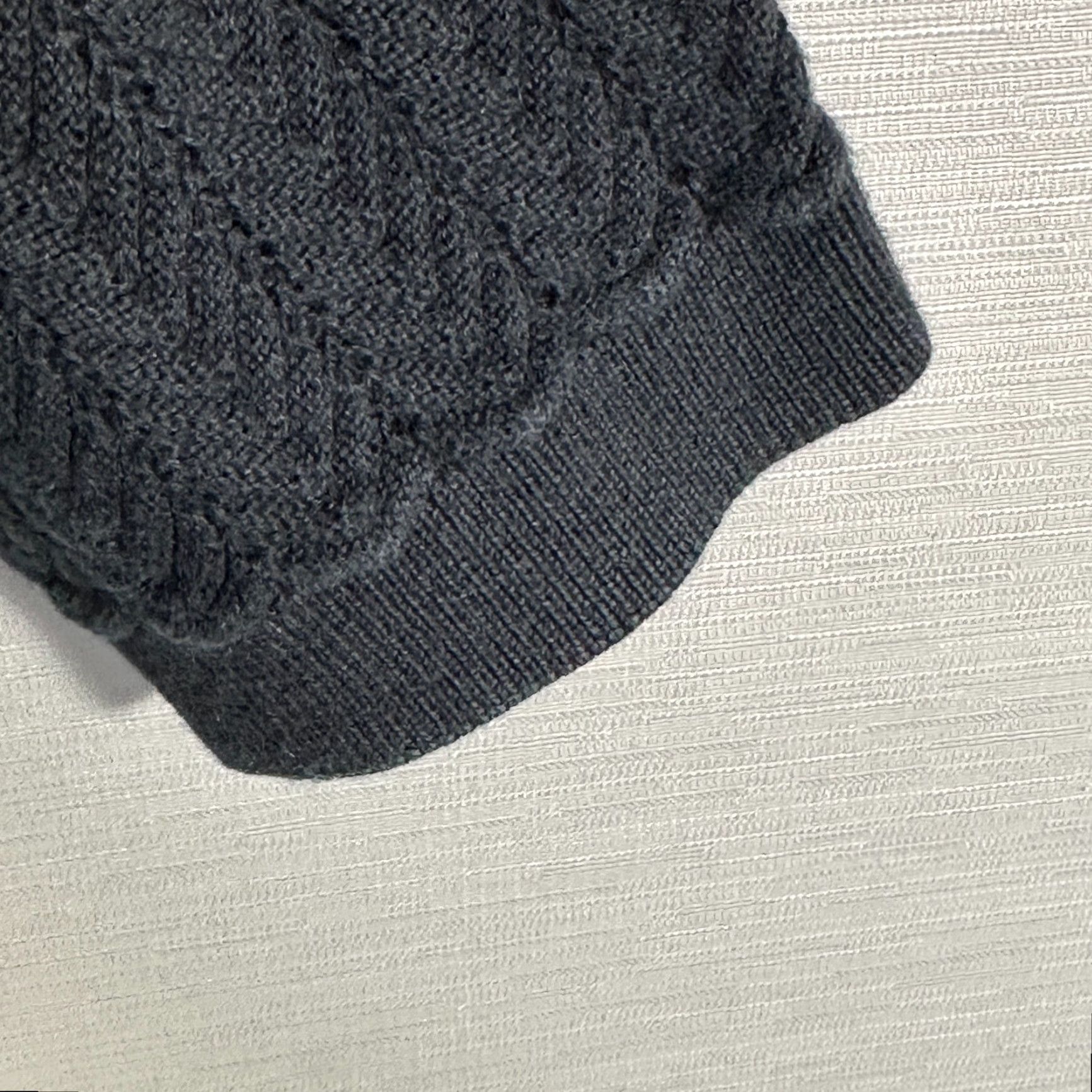 Talbots Talbots Sweater Cardigan Womens Large Black Pima Cotton Button Front V Neck Size L / US 10 / IT 46 - 5 Thumbnail