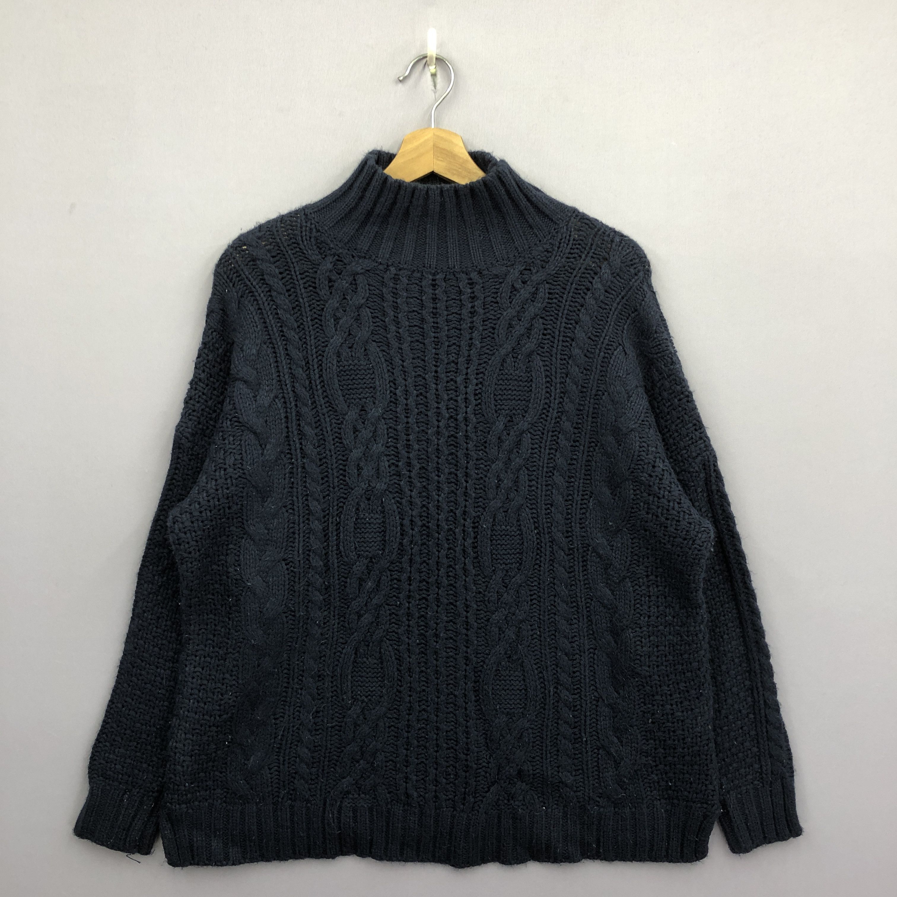 Homespun Knitwear × Japanese Brand Vintage Japanese Sweater Aran Isle Cable Knitwear Sweatshirt Size US XL / EU 56 / 4 - 1 Thumbnail