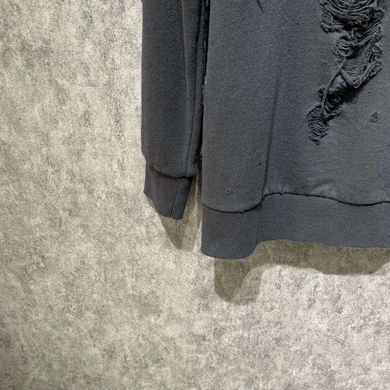 Givenchy Givenchy Black Distressed Hoodie 2506-Nextarrow Size US XS / EU 42 / 0 - 4 Thumbnail