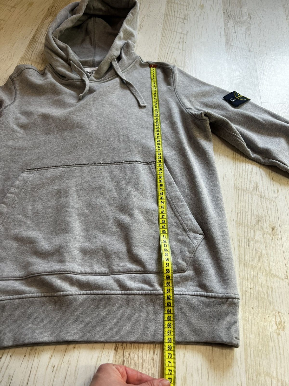 Stone Island Stone Island Grey Hoodie Size M Compass Patch Size US M / EU 48-50 / 2 - 17 Thumbnail