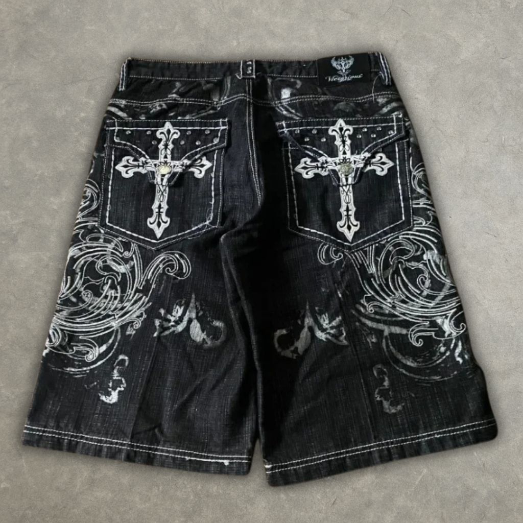 Other Y2K Oversized Denim Shorts Size US 32 / EU 48 - 1 Thumbnail