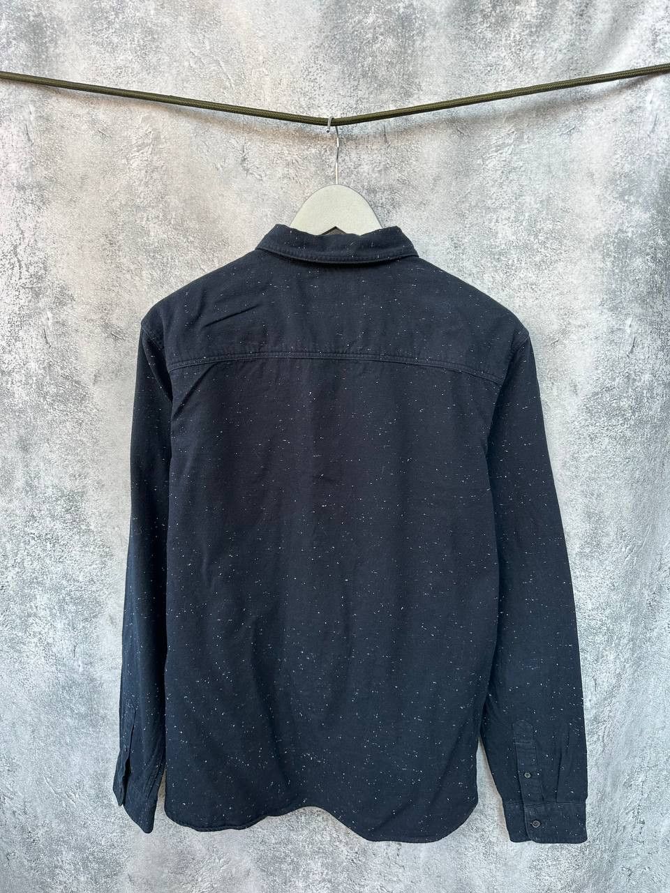 Allsaints ALLSAINTS Torrey Shirt Flannel Long Sleeve Black Button Up Size US M / EU 48-50 / 2 - 3 Thumbnail