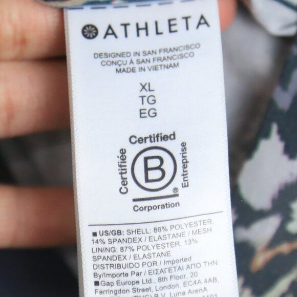 Athleta Athleta Run With It Jacket Kinetic Abstract Multi Zip Up Size XL / US 12-14 / IT 48-50 - 4 Thumbnail