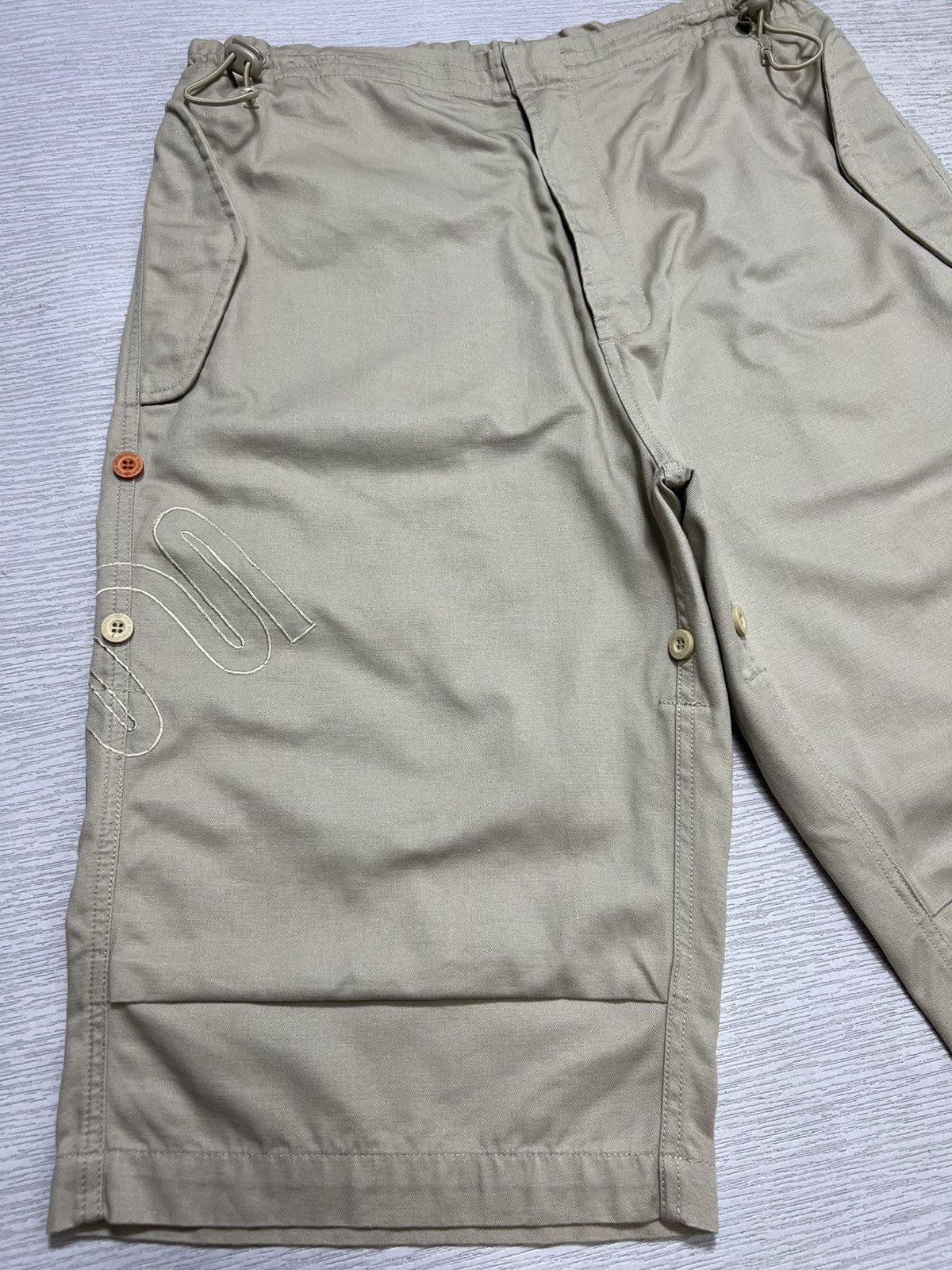 Maharishi Maharishi - Embroidered Logo Loose Snoshorts Size US 32 / EU 48 - 5 Thumbnail