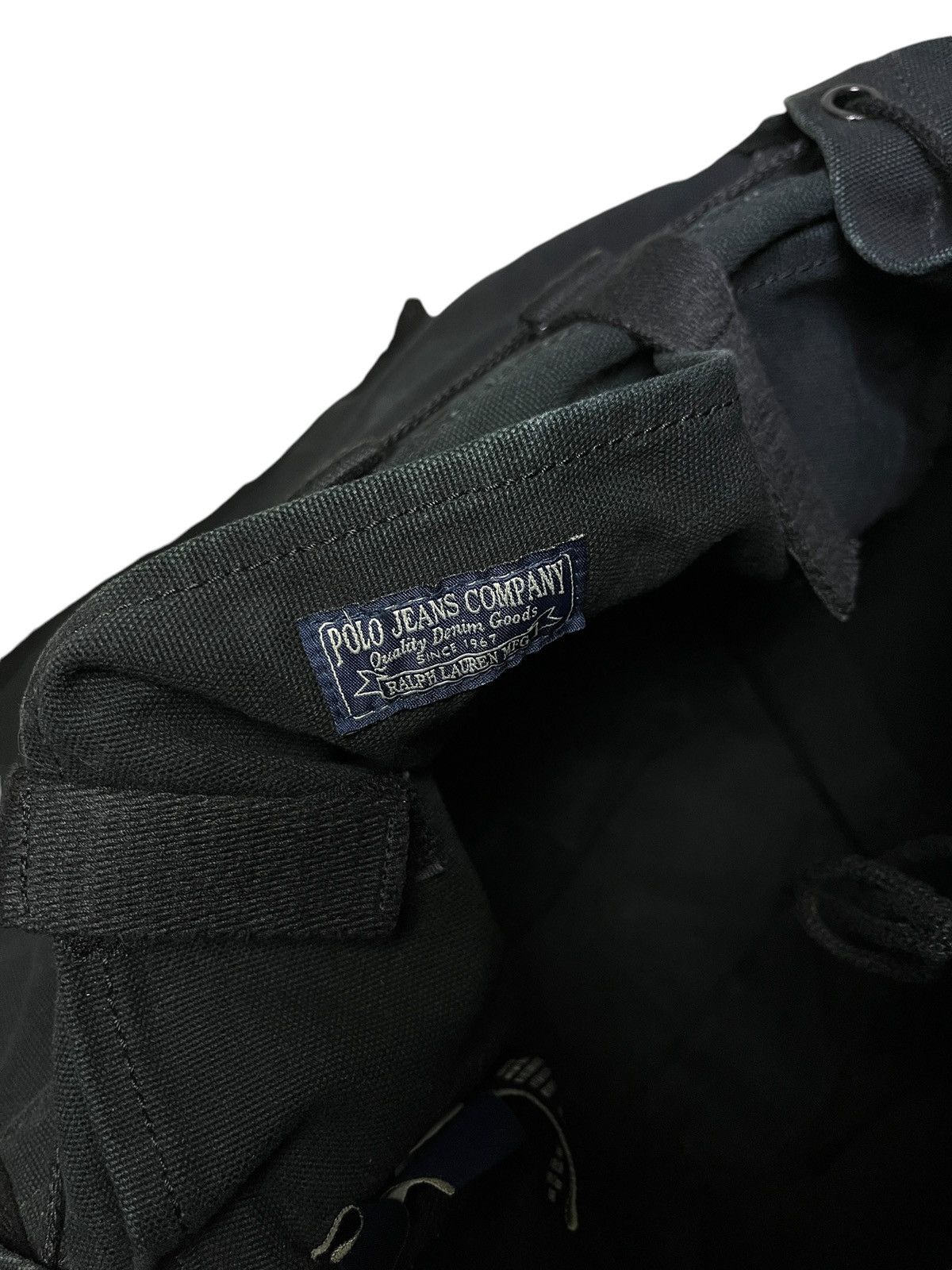 Polo Ralph Lauren × RRL Ralph Lauren GRAIL🔥 90s Polo Ralph Lauren Canvas Rucksack Backpack Size ONE SIZE - 7 Thumbnail