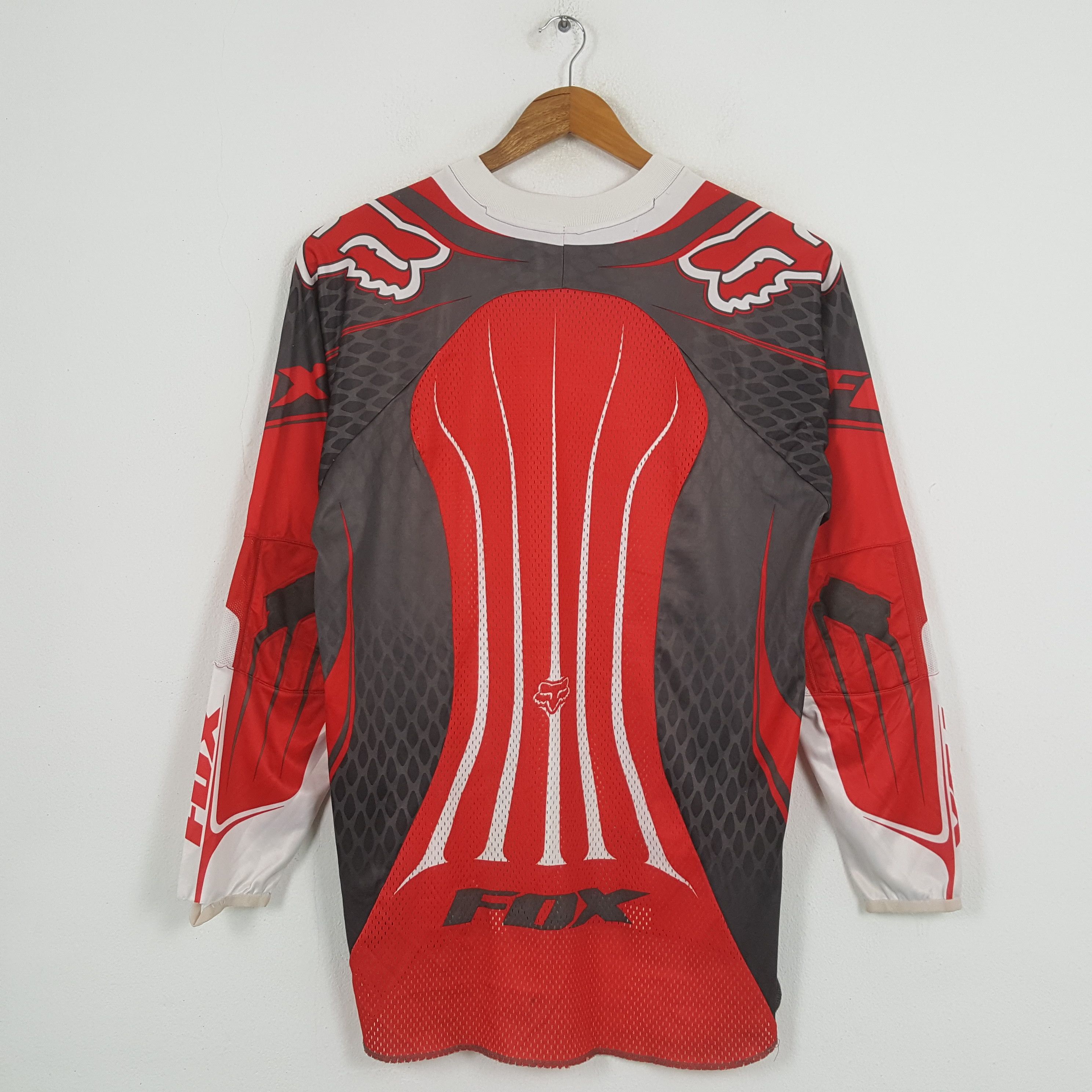 Fox Racing × Vintage Vintage FOX RACING Motorsports Racing Jersey C285N69 Size US XL / EU 56 / 4 - 3 Thumbnail