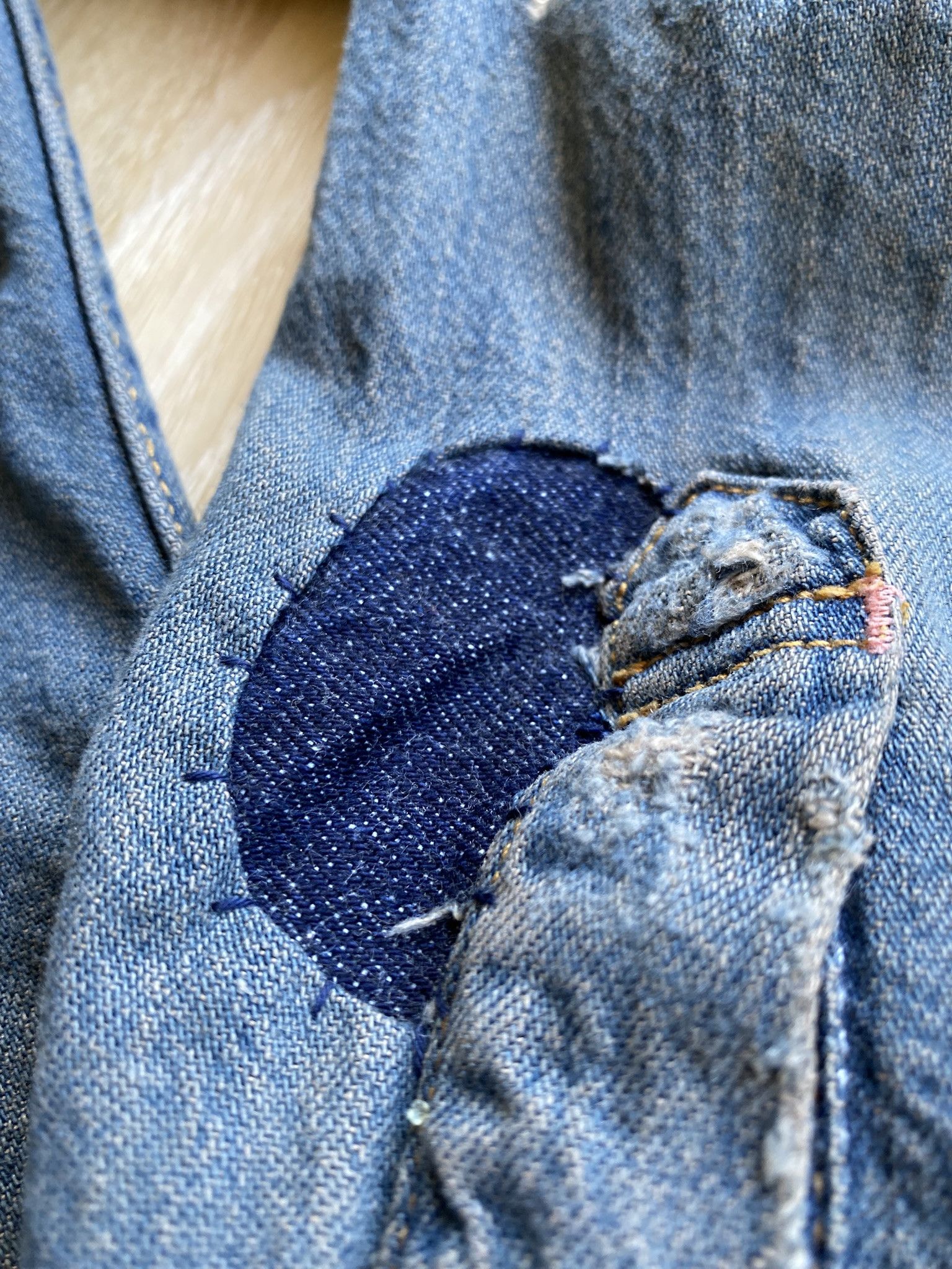 Acne Studios Western Shirt - Worn Clay Blue Denim Size US M / EU 48-50 / 2 - 7 Thumbnail