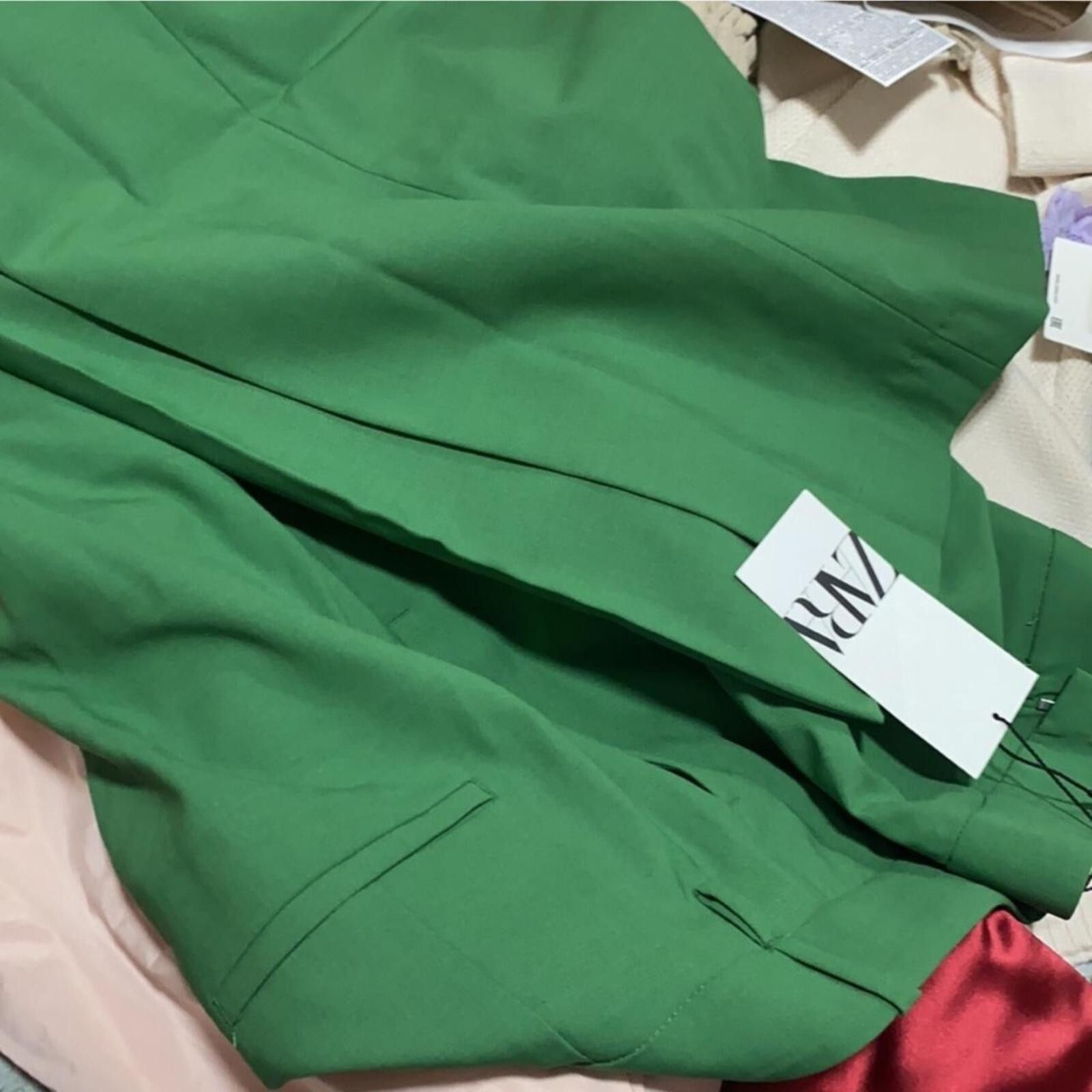 Zara Zara trendy green suit trousers pants Size 36" / US 14 / IT 50 - 7 Thumbnail