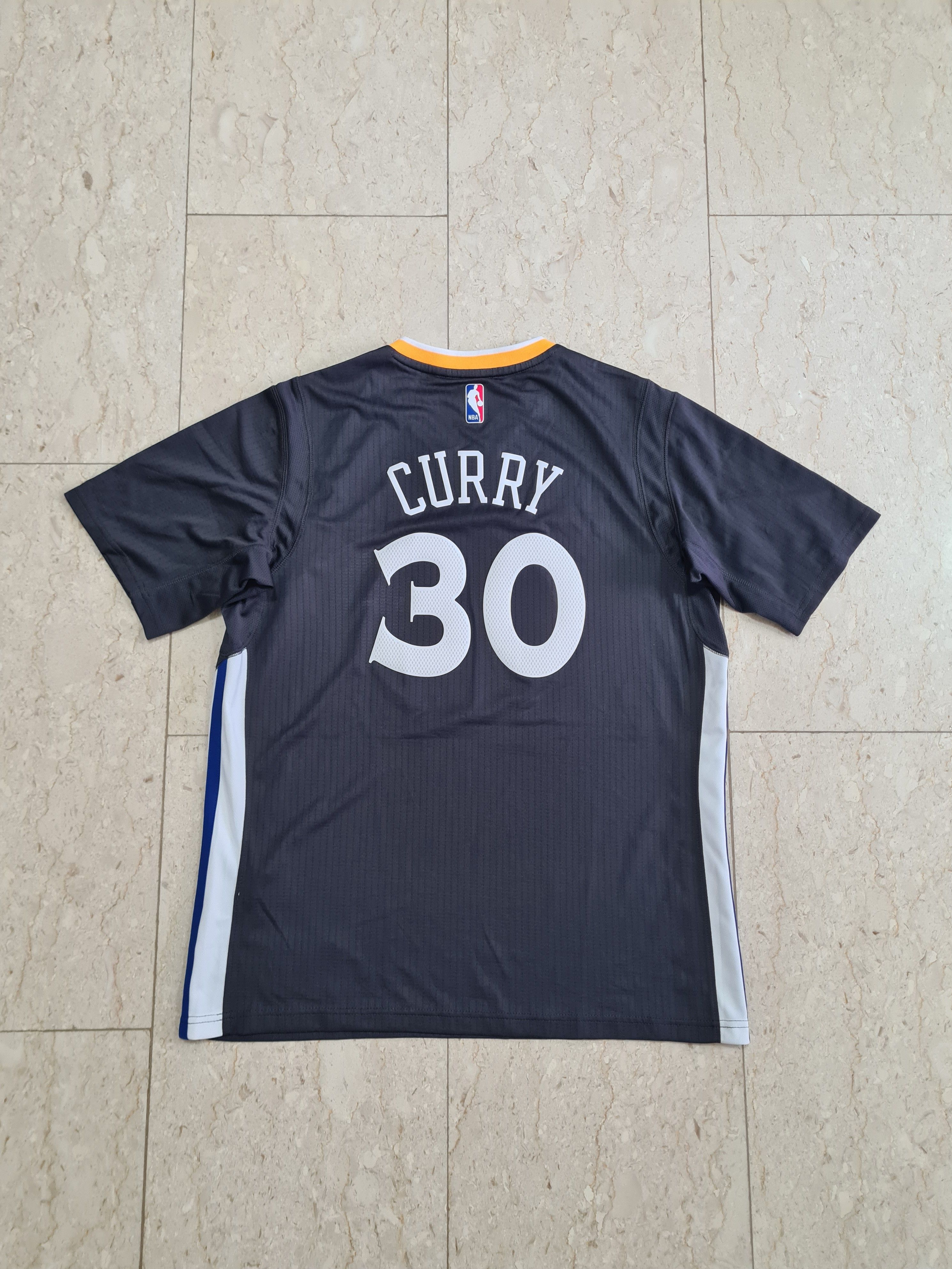 NBA Authentic Adidas Men's GSW Alternate Sleeved Swingman Jersey Size US M / EU 48-50 / 2 - 2 Thumbnail