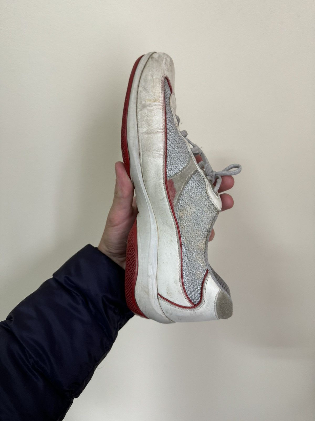 Prada Prada Vintage Leather Dirty Sneakers Size US 7 / EU 40 - 9 Thumbnail