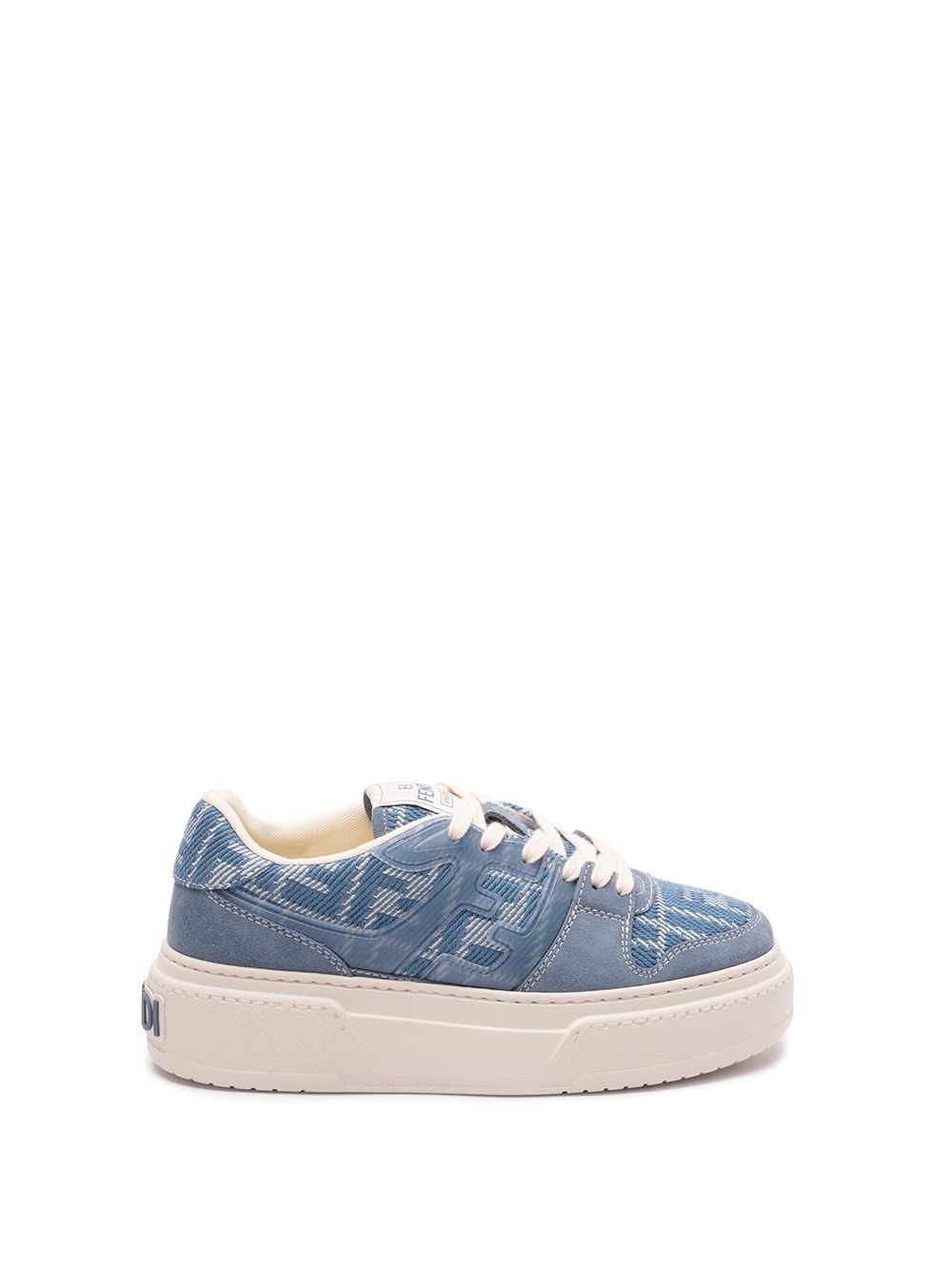 Fendi `FF Match` Denim Sneakers Size US 8 / IT 38 - 1 Thumbnail
