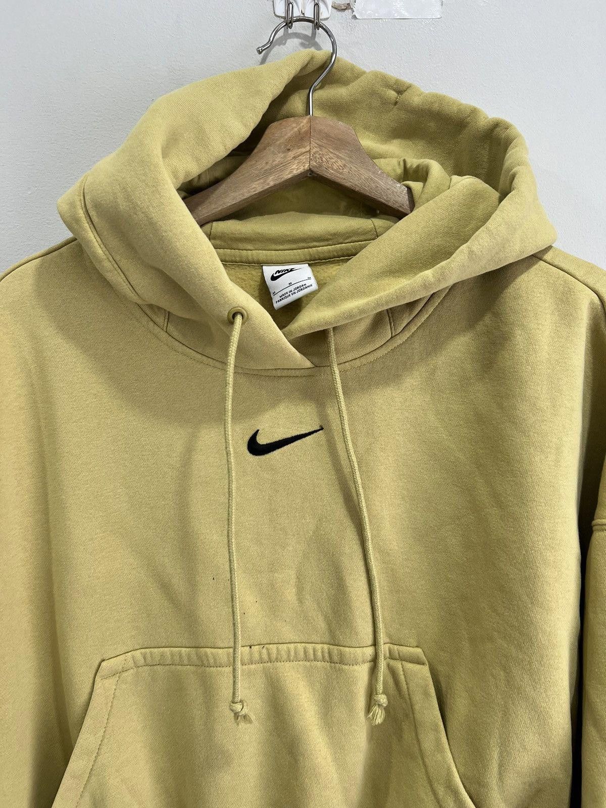 Nike Womens Nike Y2K Center Swoosh Hoodie Mid Check Size M / US 6-8 / IT 42-44 - 3 Thumbnail