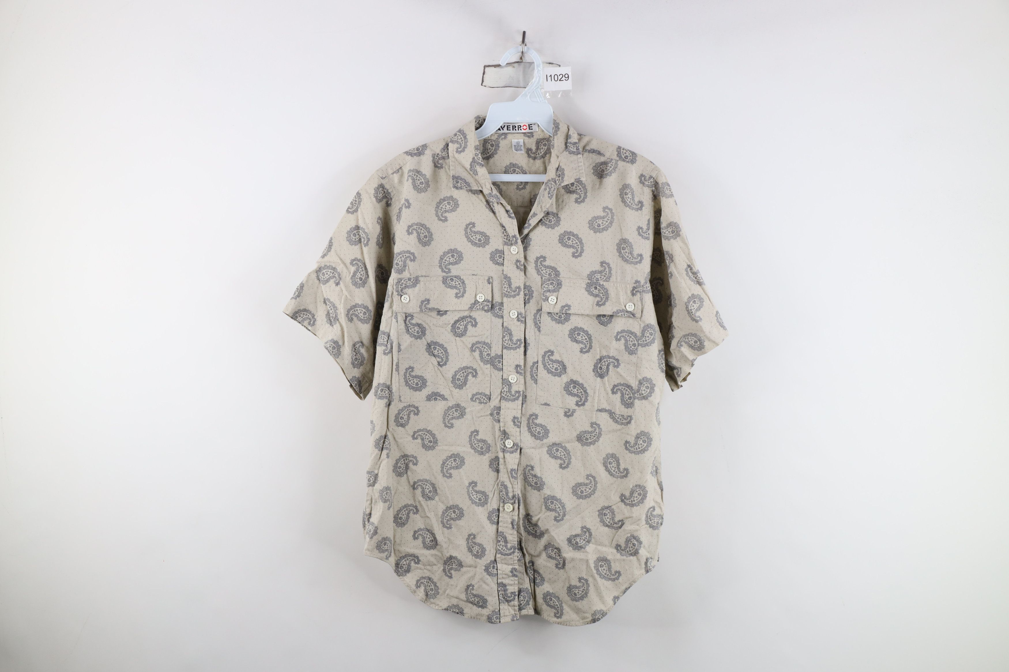Vintage Vintage 90s Streetwear Polka Dot Big Pocket Button Shirt Size S / US 4 / IT 40 - 1 Thumbnail