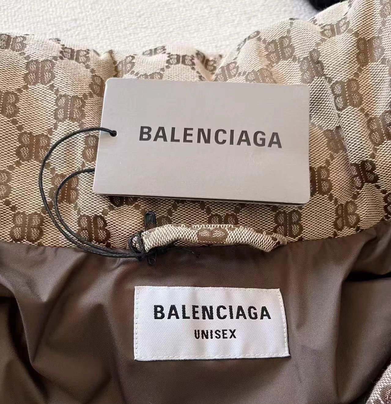 Balenciaga Balenciaga x Gucci collaboration print jacket/padded coat Size XXS / US 00 / IT 34 - 3 Thumbnail