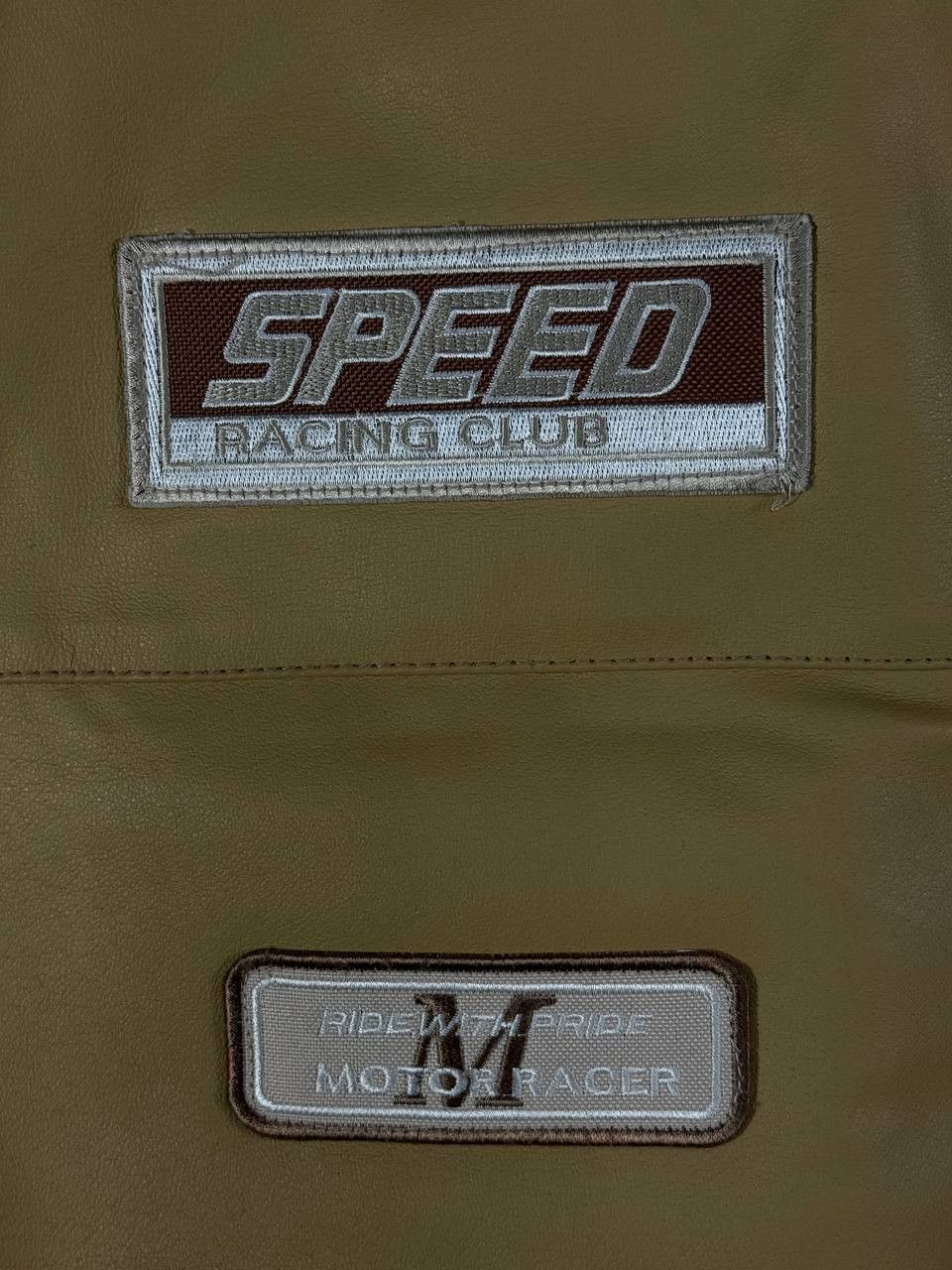 Genuine Leather WILDA Genuine Leather Racing Jacket Moto Biker Patches Size US XXL / EU 58 / 5 - 5 Thumbnail