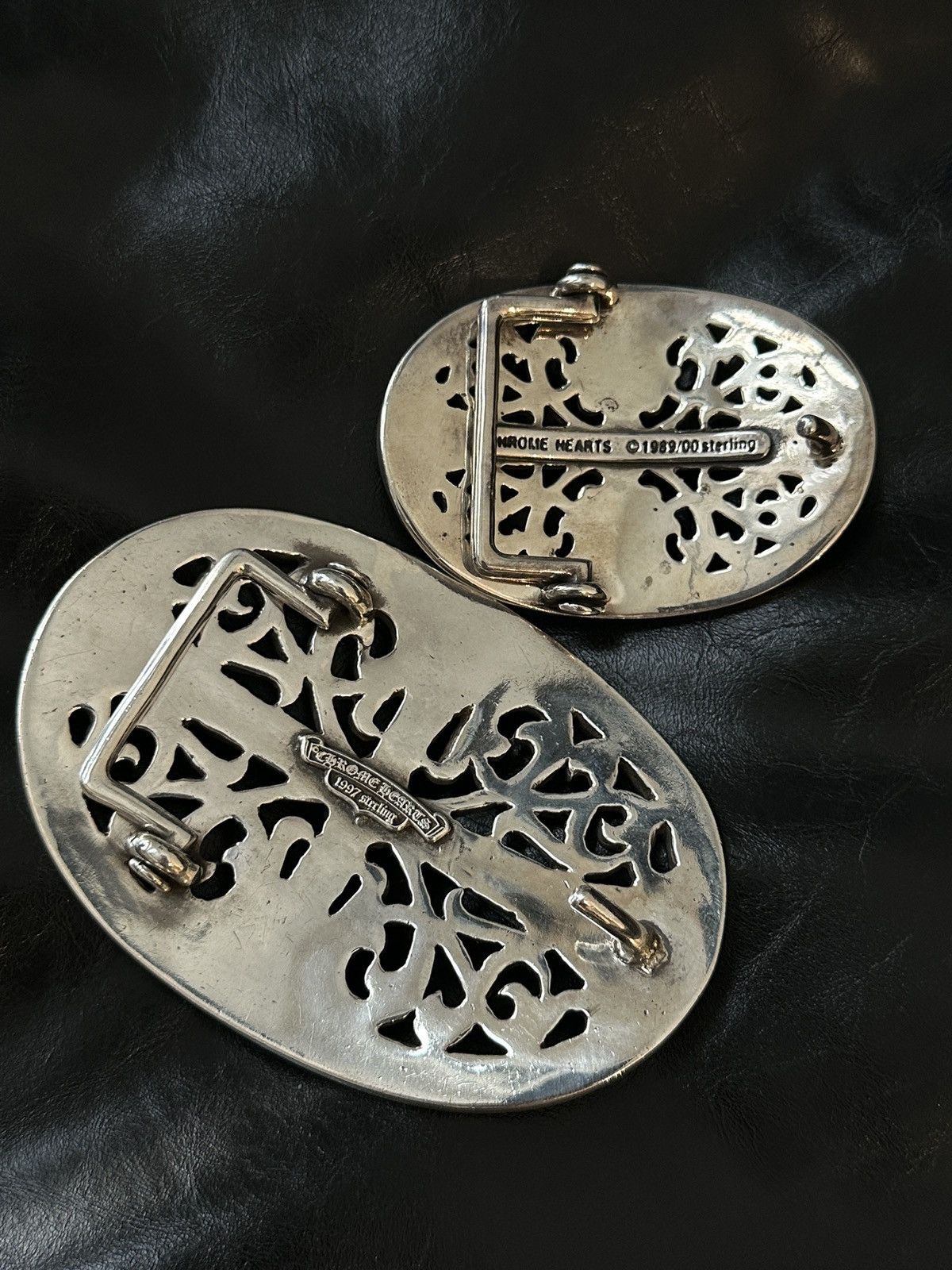 Chrome Hearts Chrome Hearts XL ‘Oval’ 4.5 in. Belt Buckle Size ONE SIZE - 12 Thumbnail