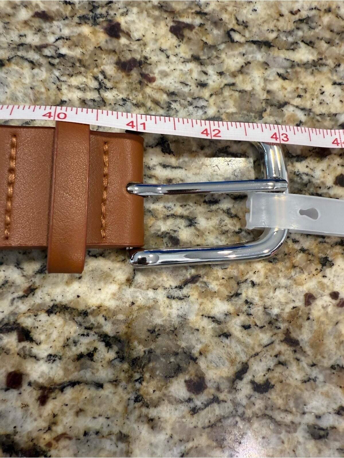 Other Brown Faux leather western belt round cutouts SZ 43” Size ONE SIZE - 11 Thumbnail