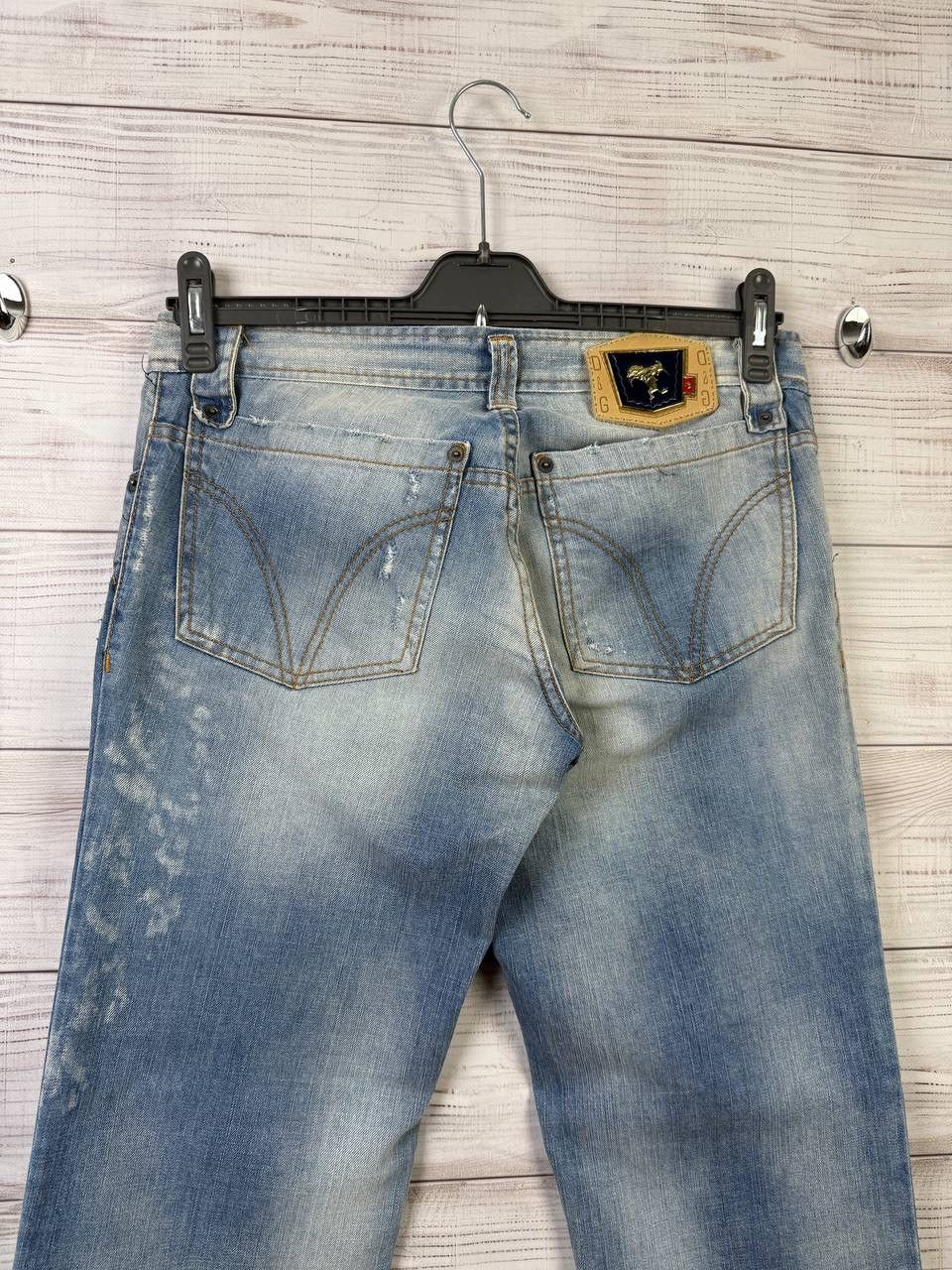 Dolce & Gabbana Vintage Dolce Gabbana Jeans Big Logo Washed Distressed Japan Size US 31 - 10 Thumbnail