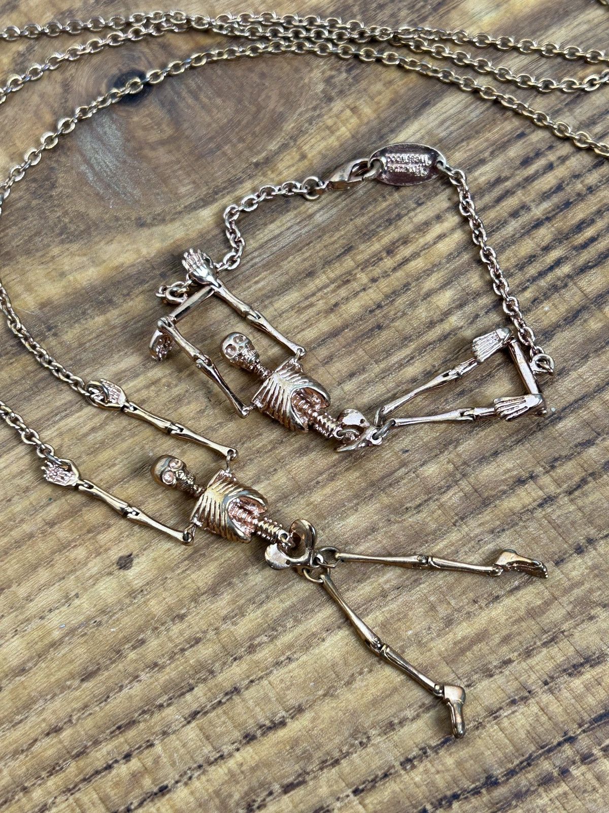 Vivienne Westwood Vintage Vivienne Westwood Skeleton Bundle Necklace Bracelet Size ONE SIZE - 7 Thumbnail