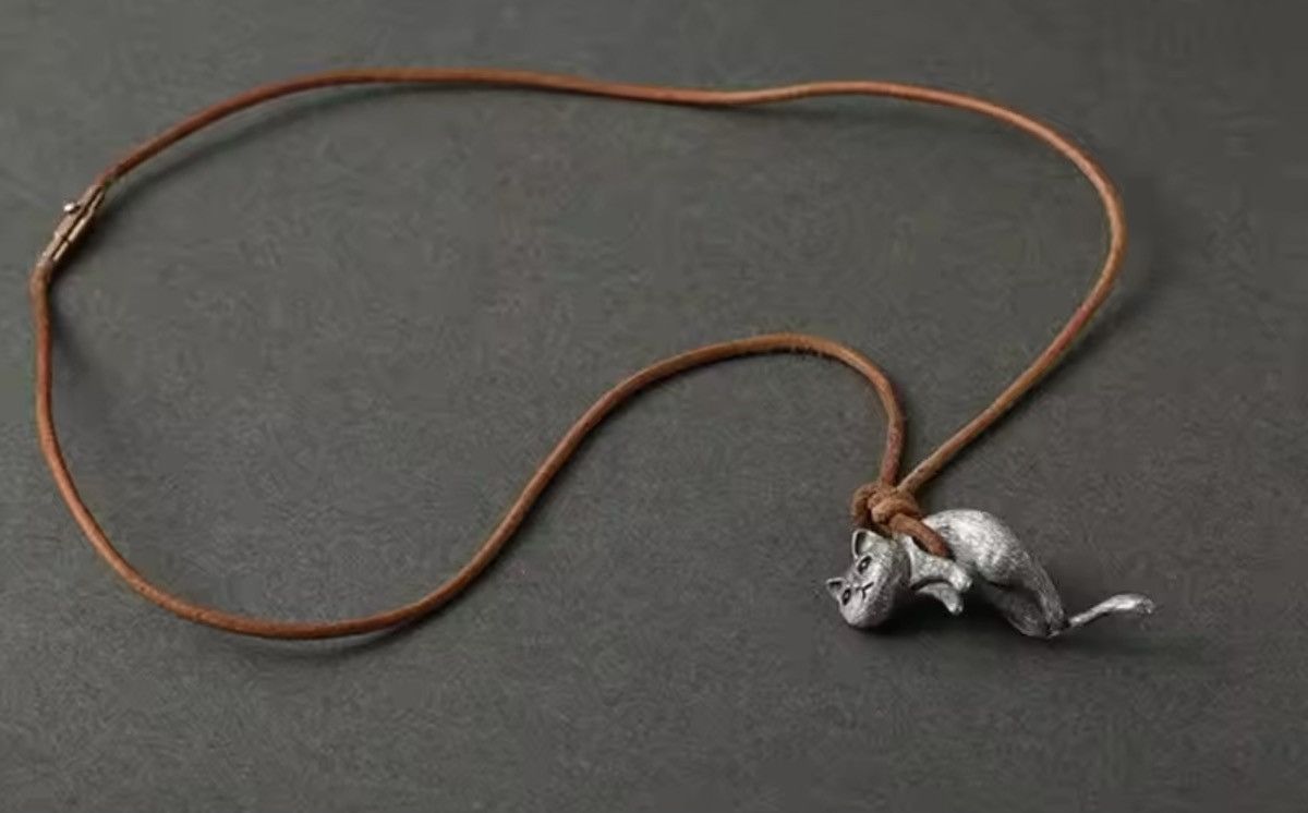 Jewelry Cute Cat Choker Necklaces Size ONE SIZE - 3 Thumbnail