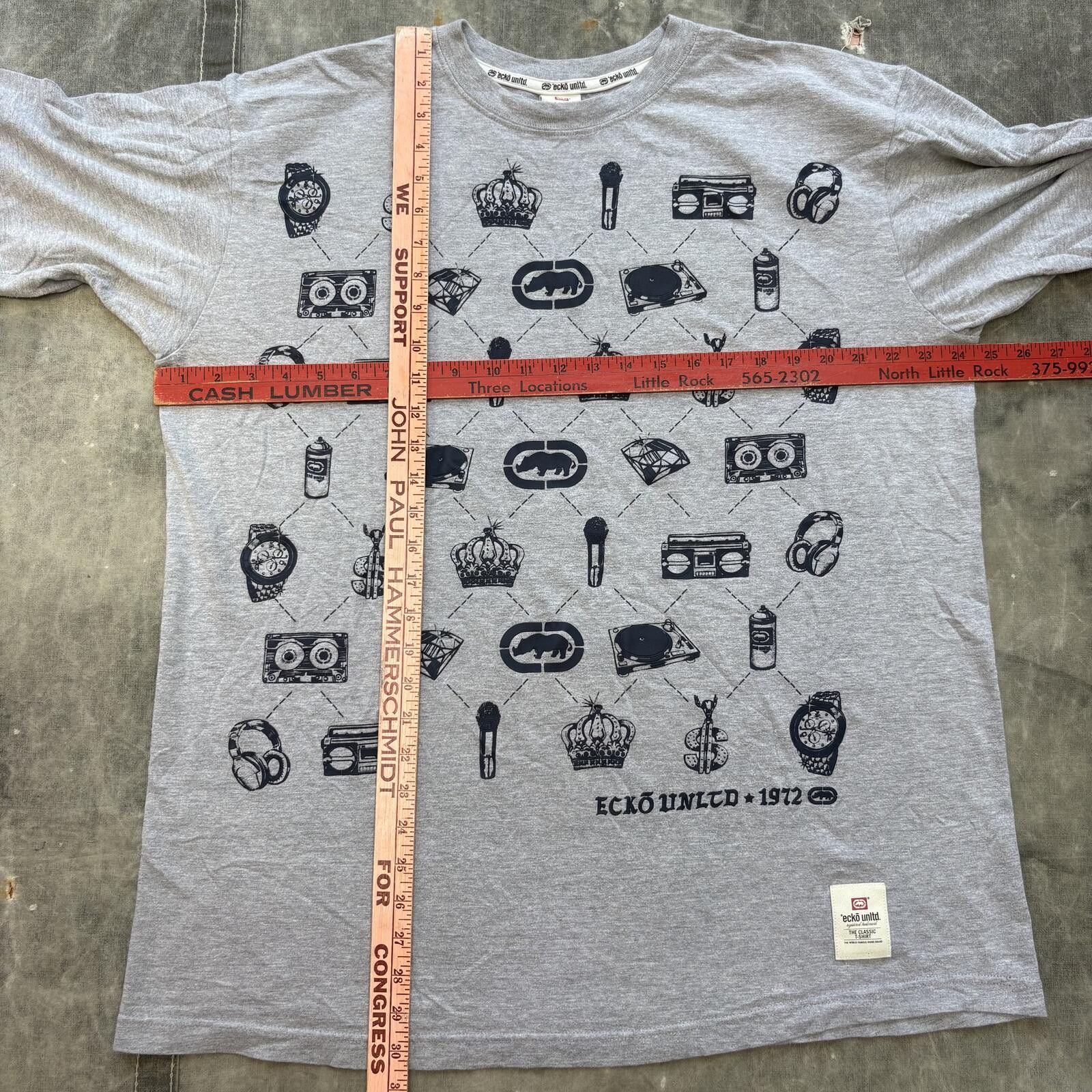 Ecko Unltd. Vintage Y2K Ecko Unltd. Money Music Graphic Grunge Shirt Size US XXL / EU 58 / 5 - 3 Thumbnail