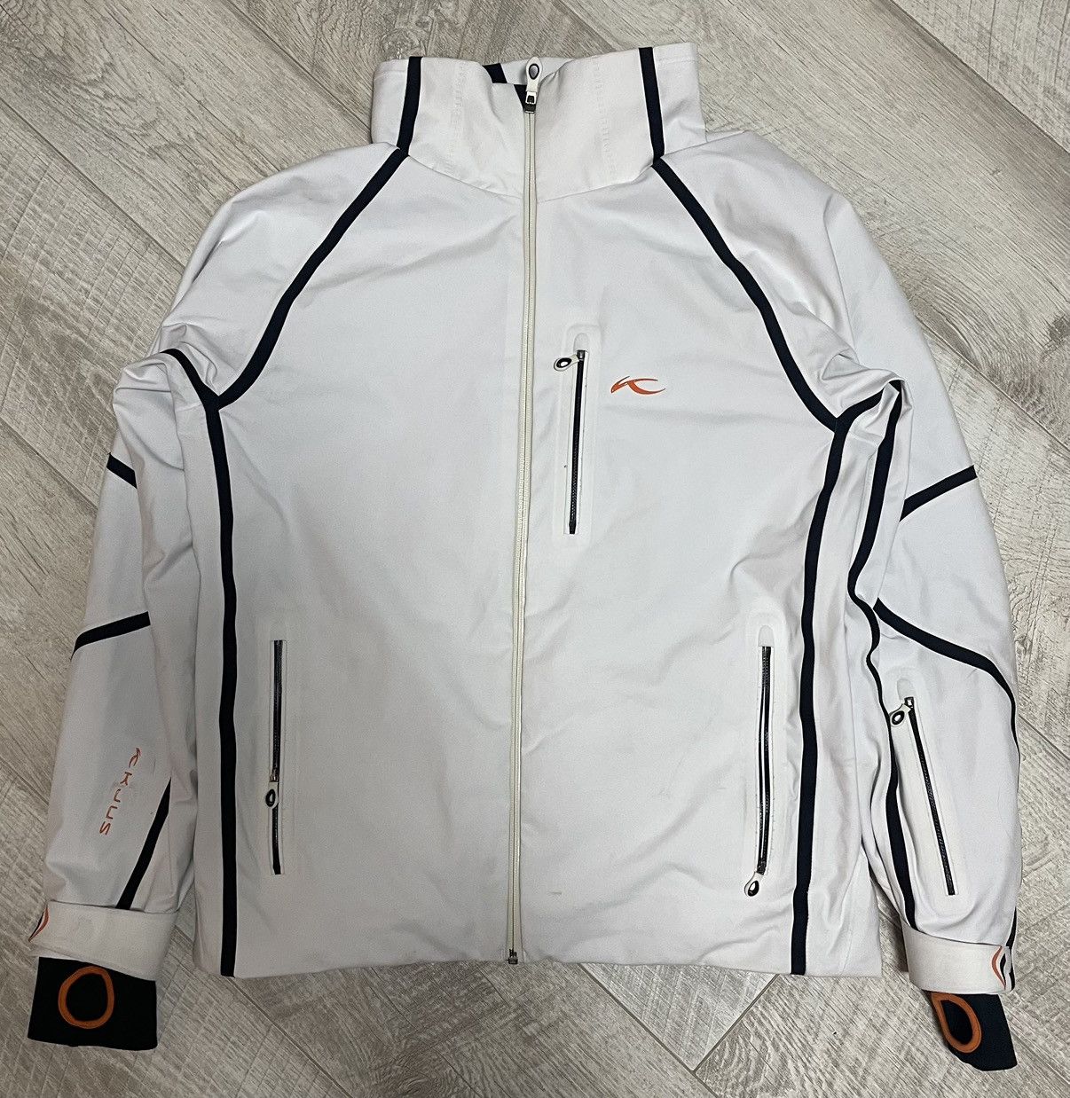 image of Kjus Jacket in White, Men's (Size Large)