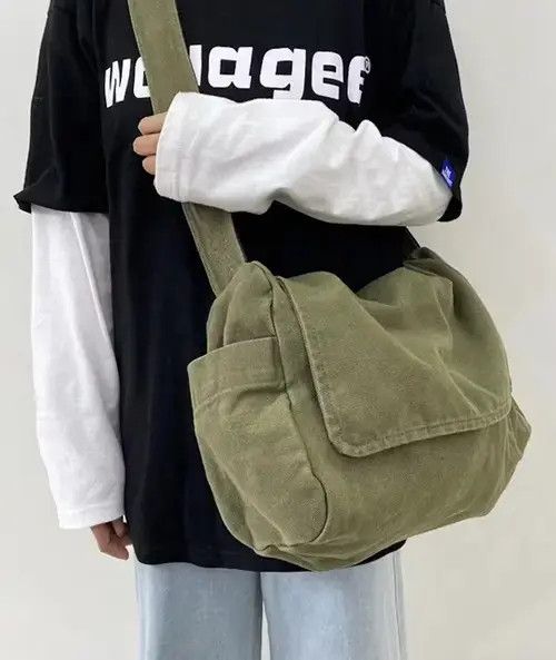 Japanese Brand Fashion canvas tote bag vintage Size ONE SIZE - 3 Thumbnail