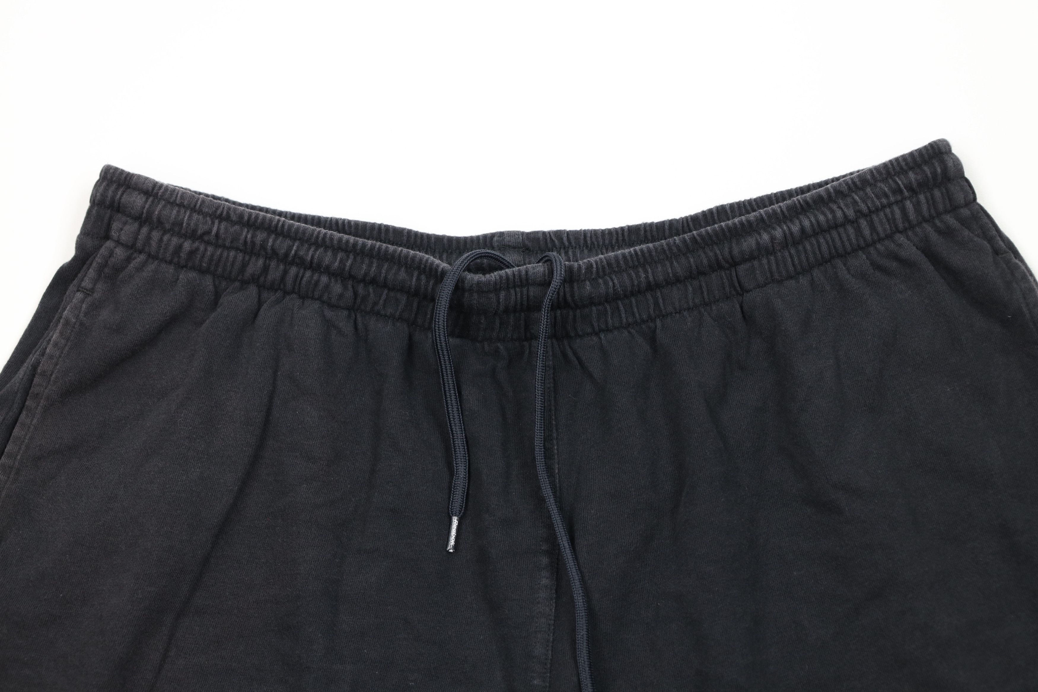 Reebok Vintage 90s Reebok Logo Above Knee Shorts Black Cotton Size US 36 / EU 52 - 2 Thumbnail