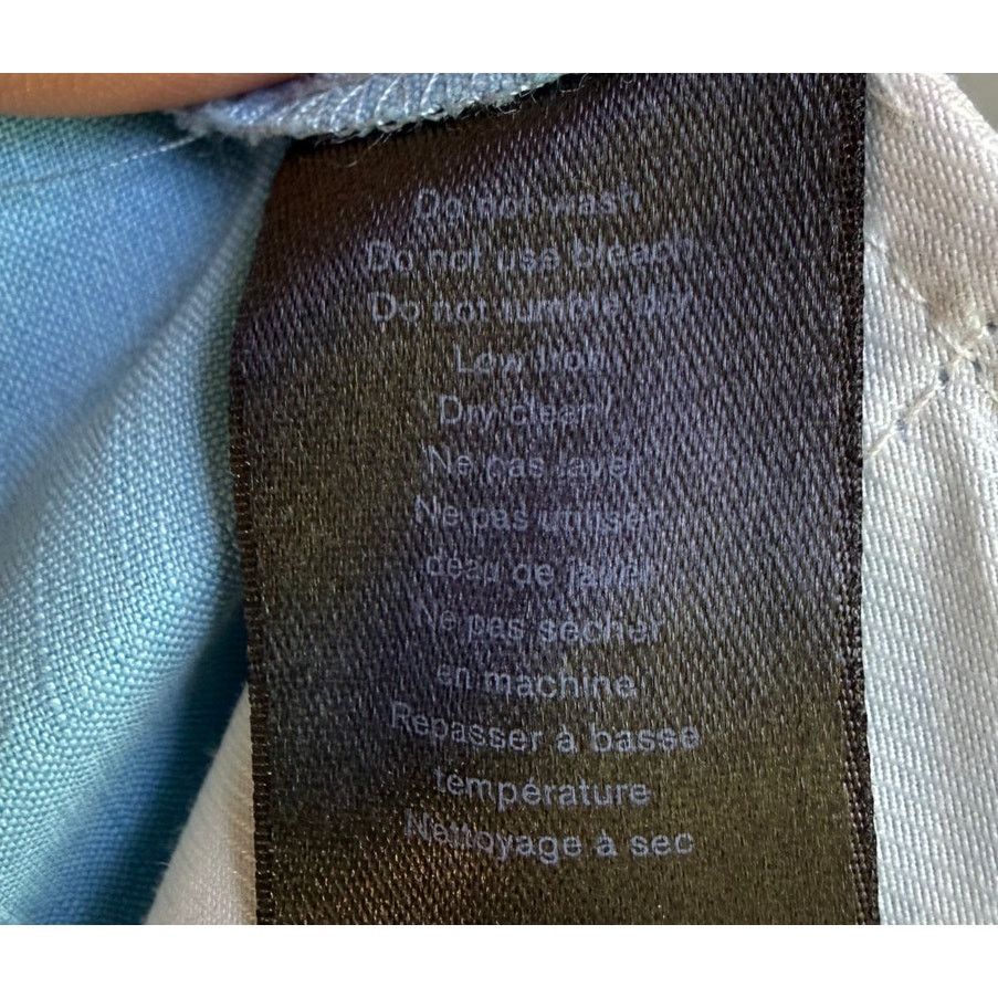 Rag & Bone rag & bone Light Blue Linen Tapered Ankle Pants Size 2 EUC Size 26" / US 2 / IT 38 - 3 Thumbnail