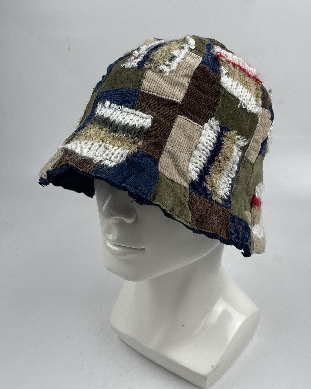 Japanese Brand rare design patchworks hat tc28 Size ONE SIZE - 1 Thumbnail