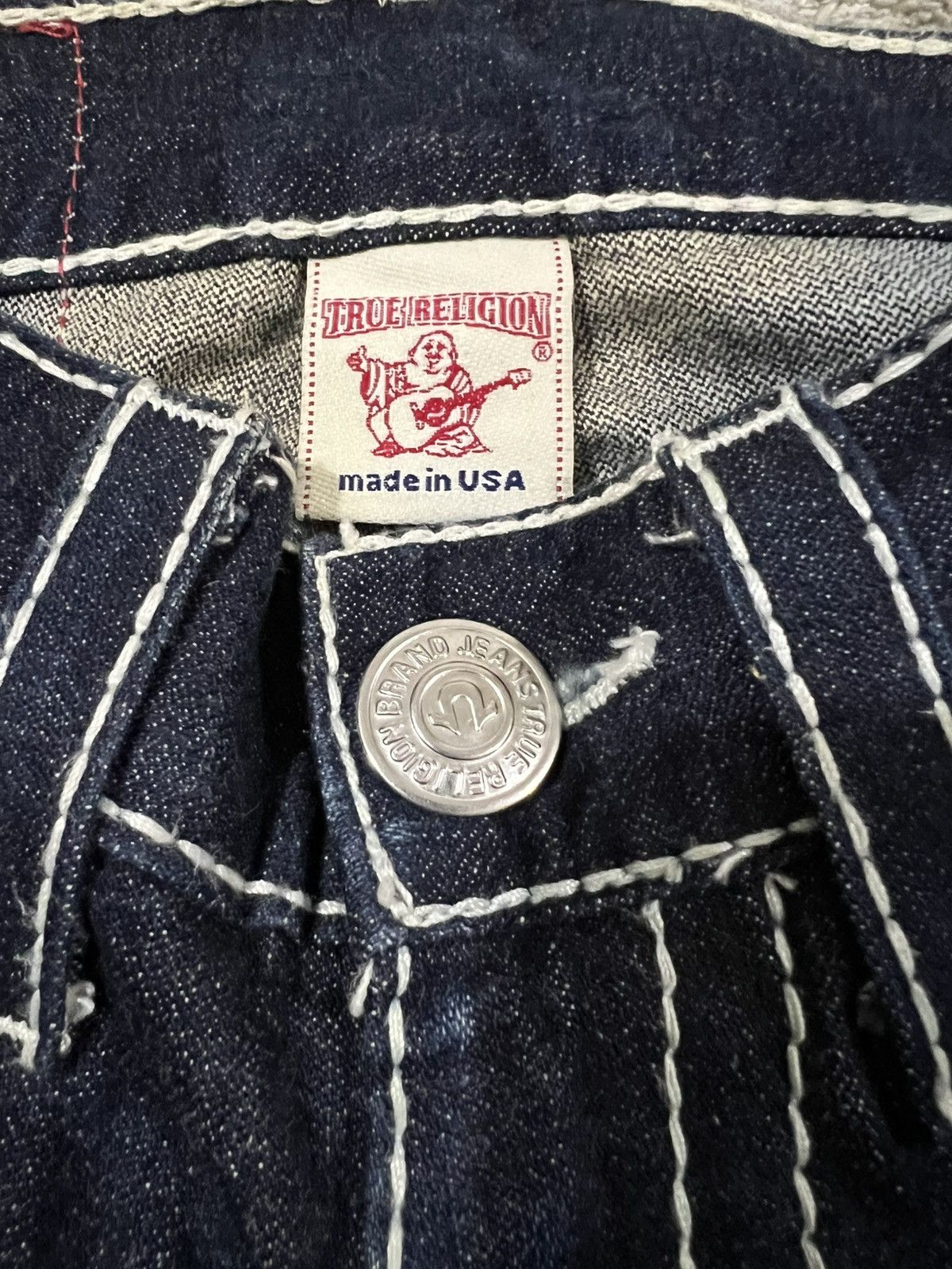 True Religion Y2K True Religion Billy Big T Made in USA Flare Jeans Denim Size US 31 - 7 Thumbnail