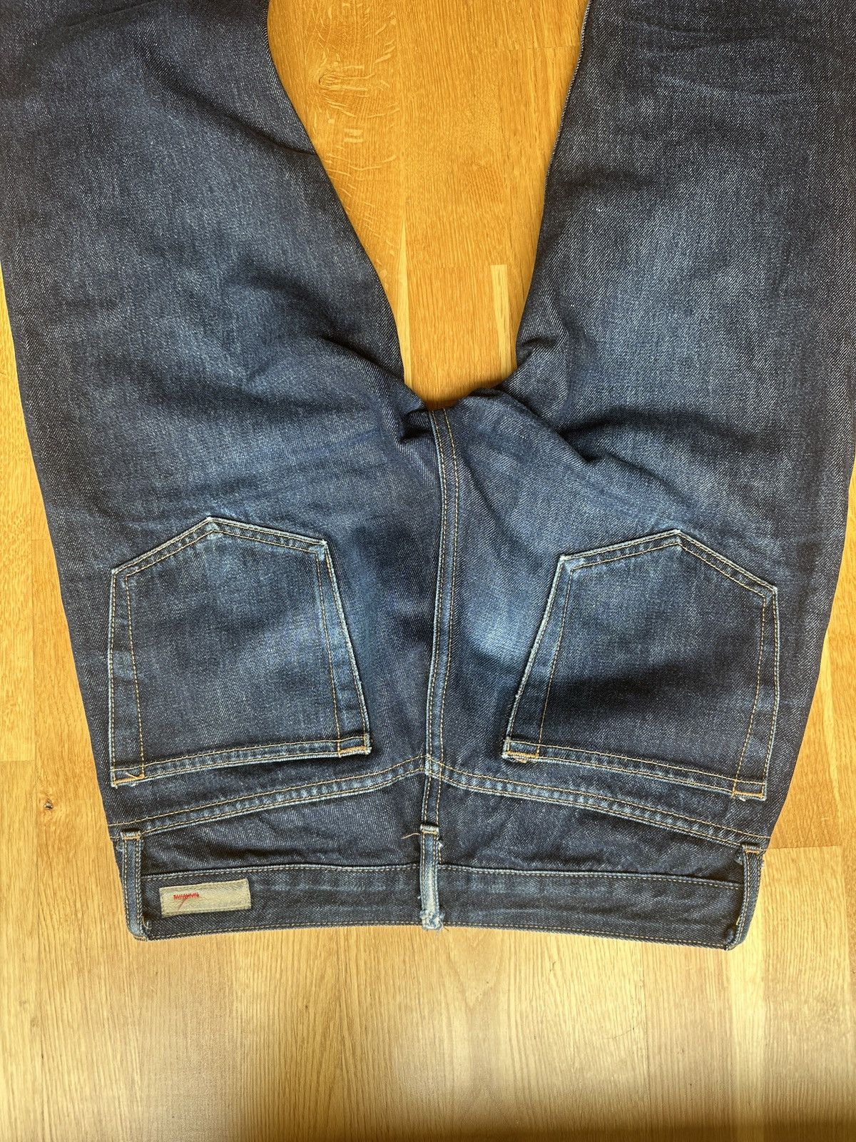 Ground Cover Ground Cover Straight Raw Selvedge Denim Size US 29 - 3 Thumbnail