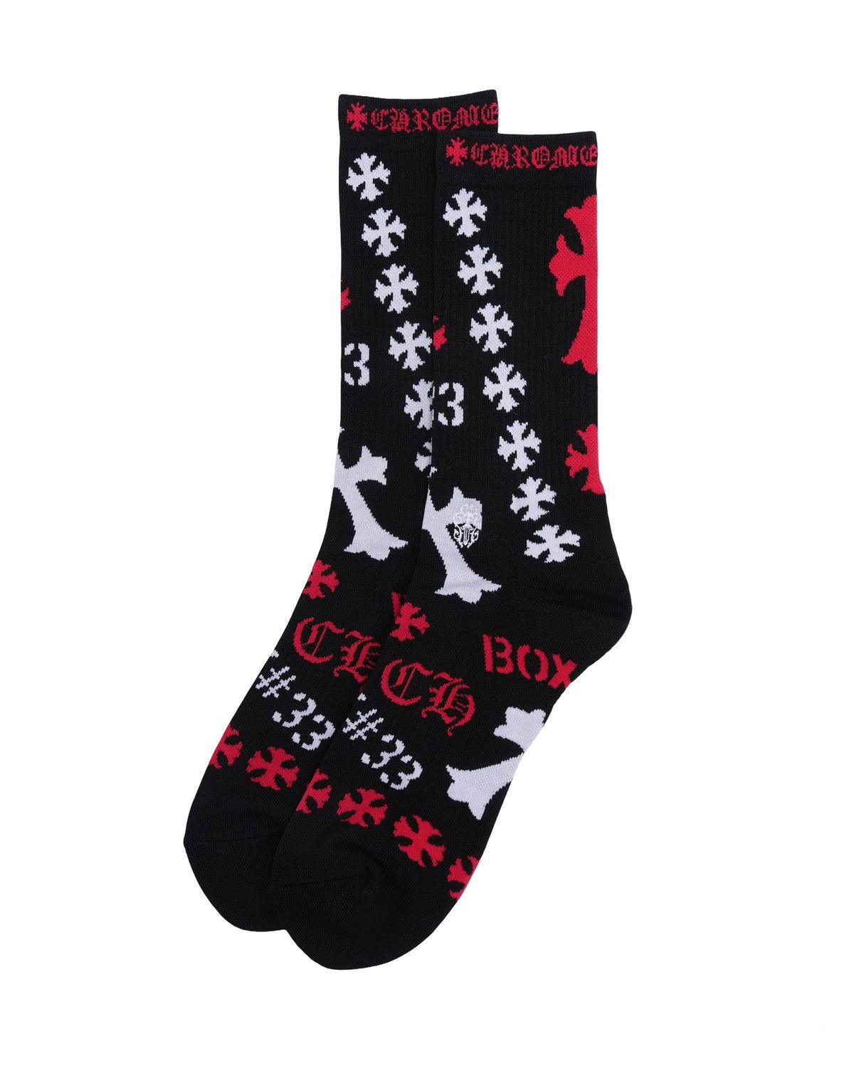 Chrome Hearts Stencil Socks Set