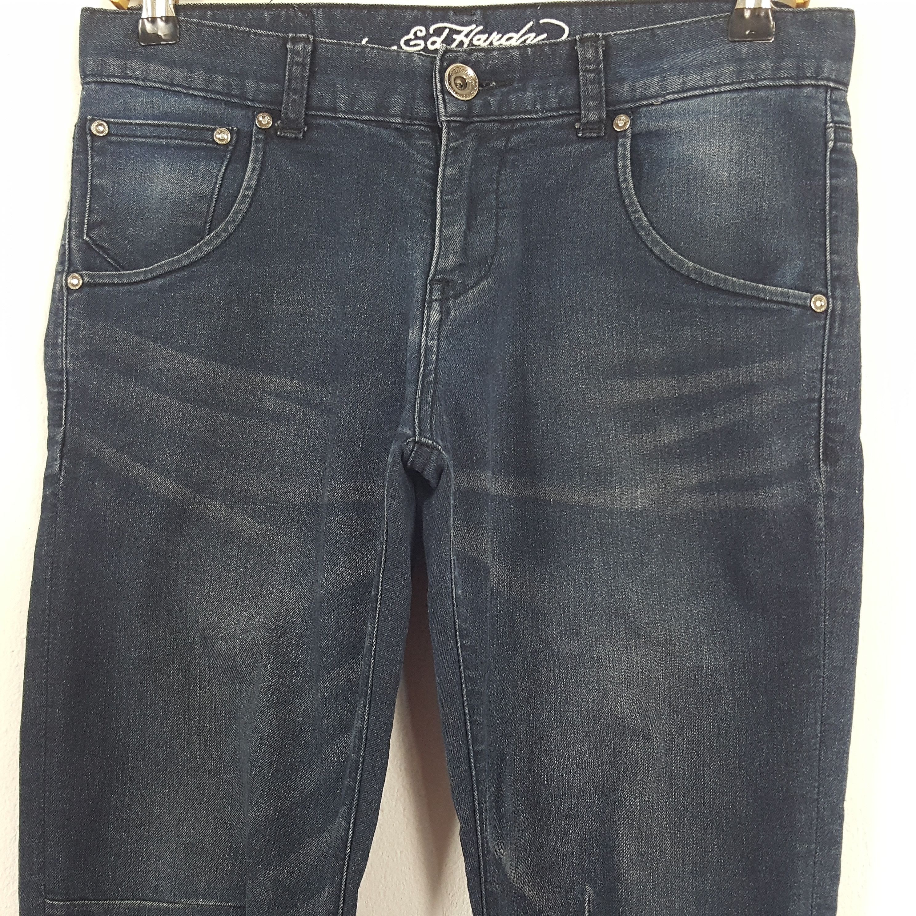 Christian Audigier × Ed Hardy × Vintage Vintage Ed Hardy by Christian Audiger Denim Jeans Size US 30 / EU 46 - 5 Thumbnail