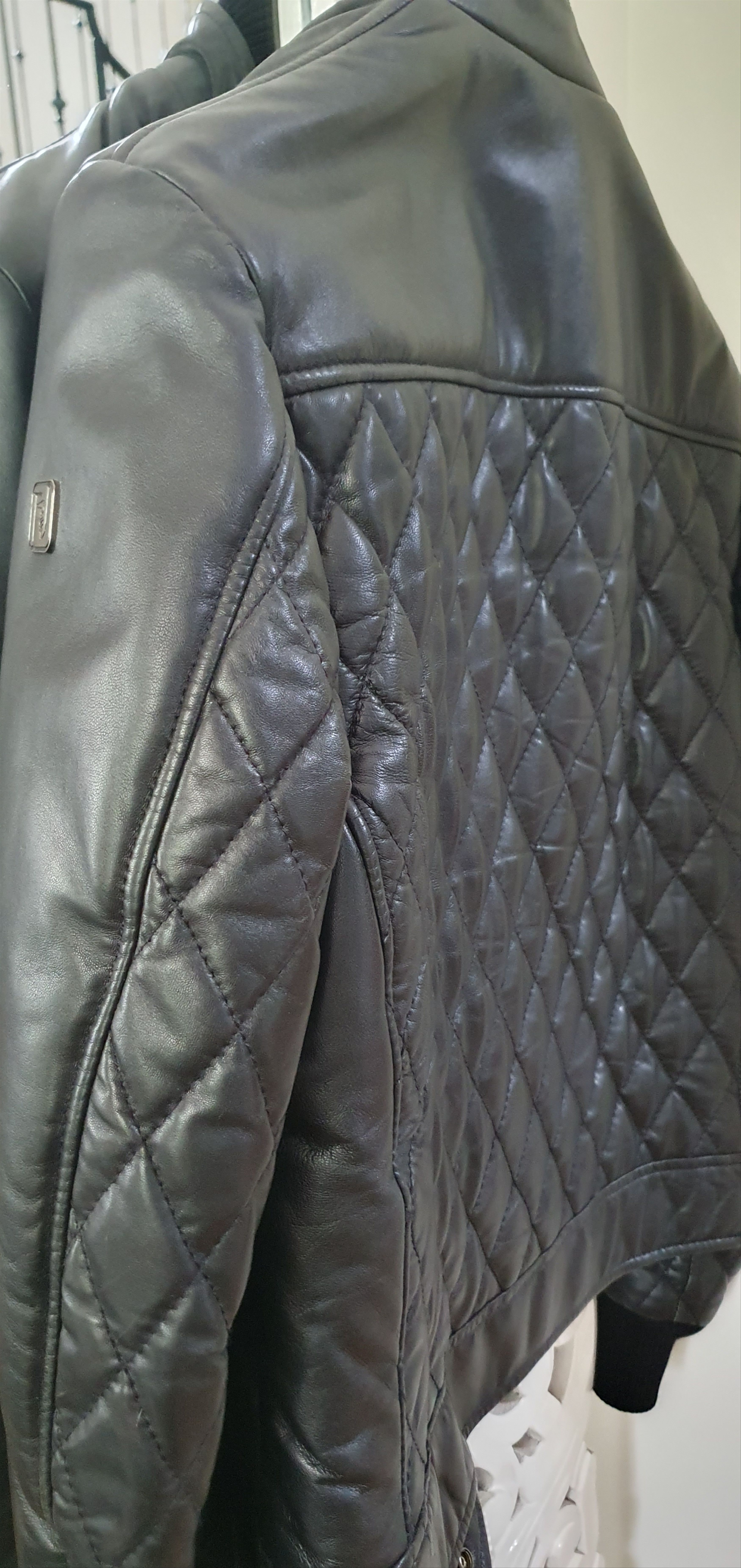 Trussardi Lightly insulated leather jacket Size US M / EU 48-50 / 2 - 5 Thumbnail