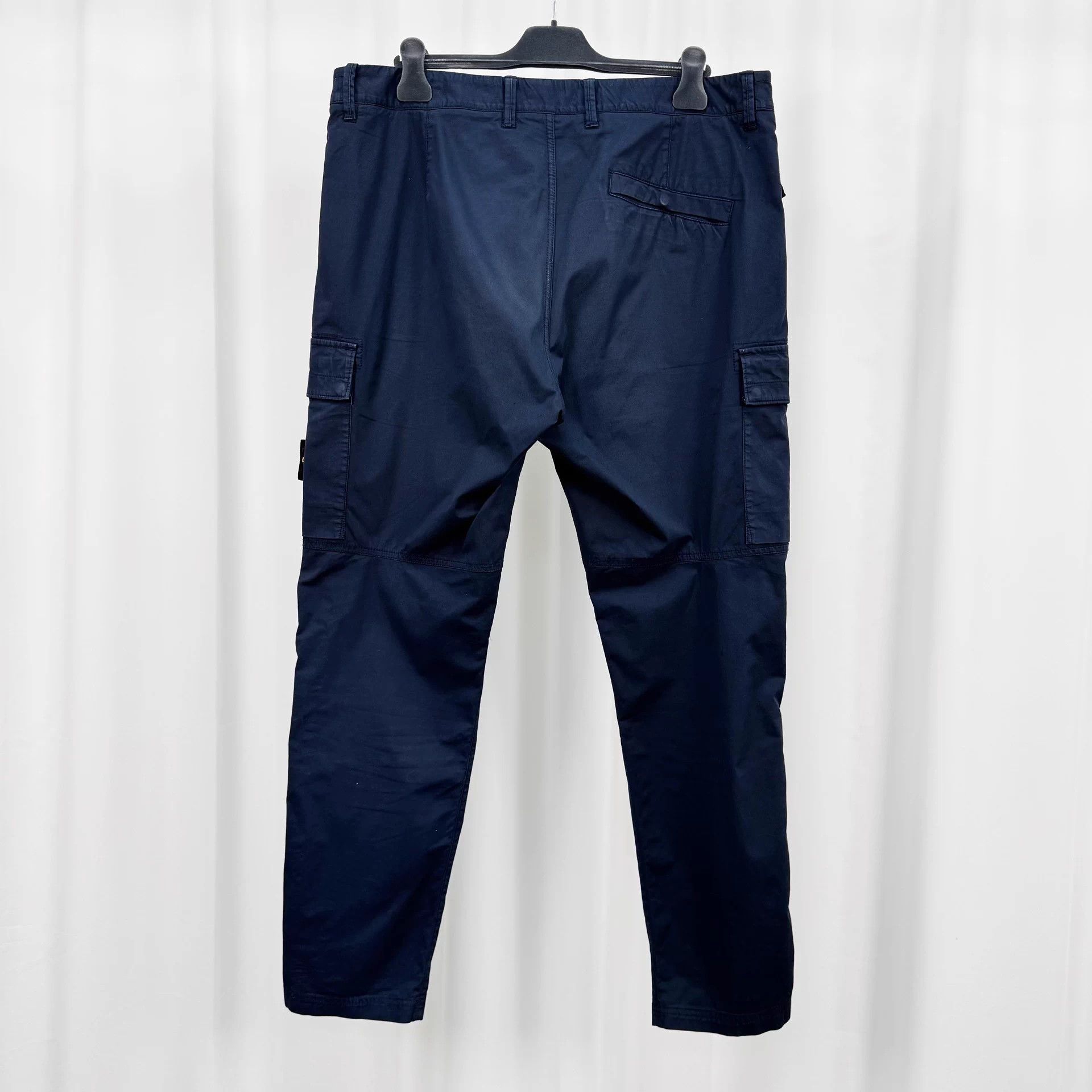 Stone Island Stone Island Navy Blue Logo Washed Work Pants W36 98 New Size US 36 / EU 52 - 2 Thumbnail