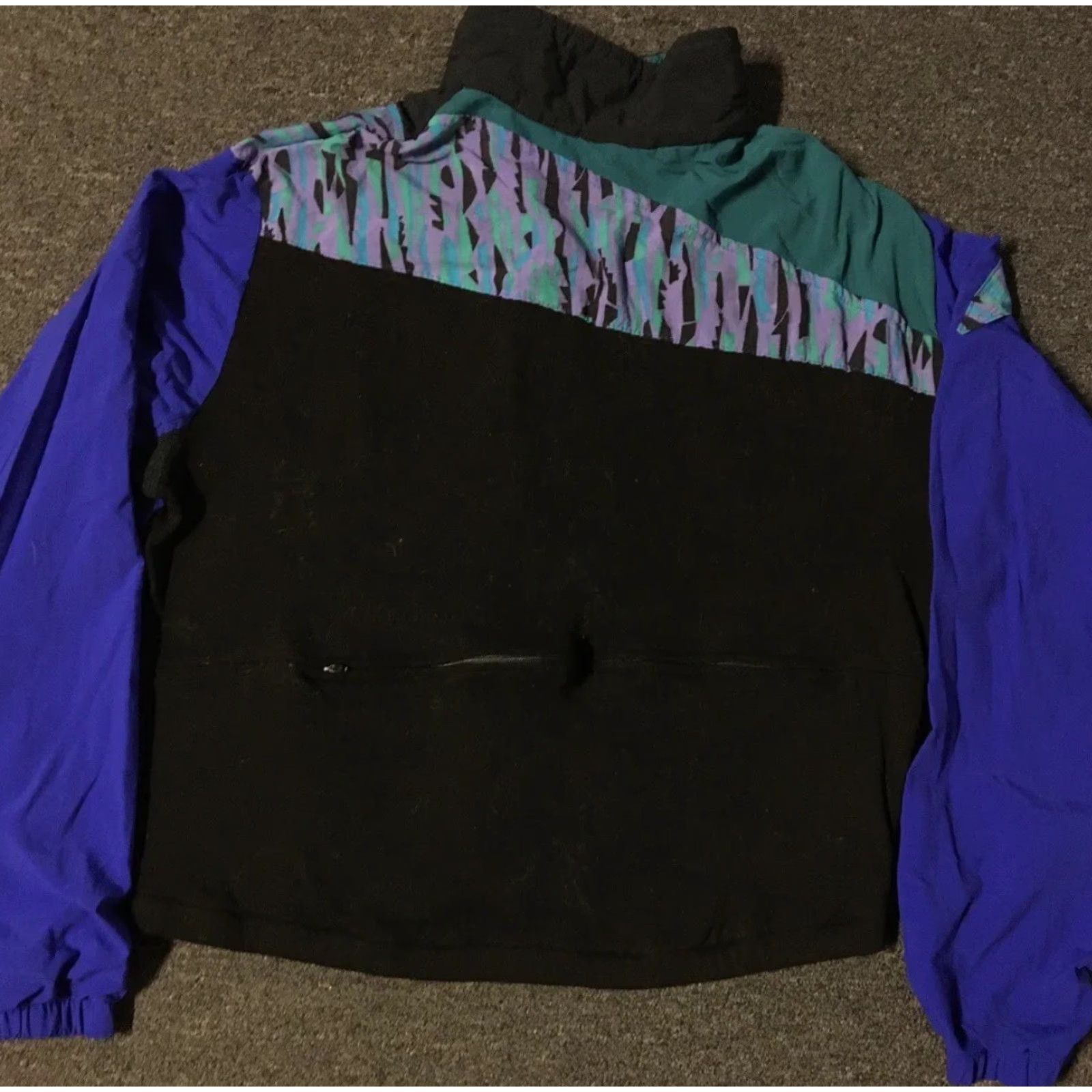 Vintage VINTAGE 80s Tinley Abstract Art Jacket S Boxy Zip Windbreaker Snowboard USA Mens Blue 90s Vaporwave Halloween? Size US S / EU 44-46 / 1 - 2 Thumbnail