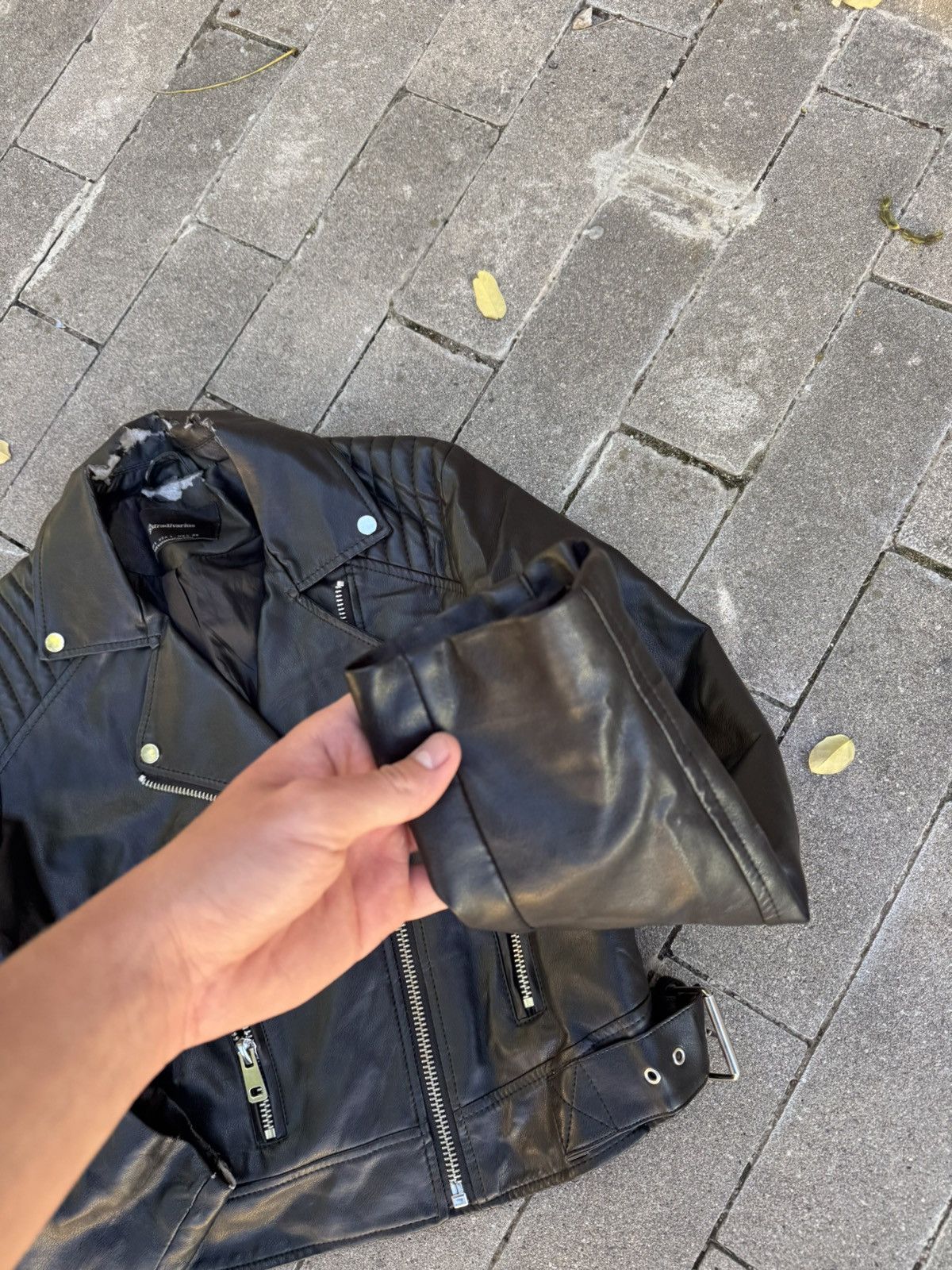 Japanese Brand 00s Japanese Y2k Biker Distressed Jacket If9was6 LGB Style Size L / US 10 / IT 46 - 10 Thumbnail