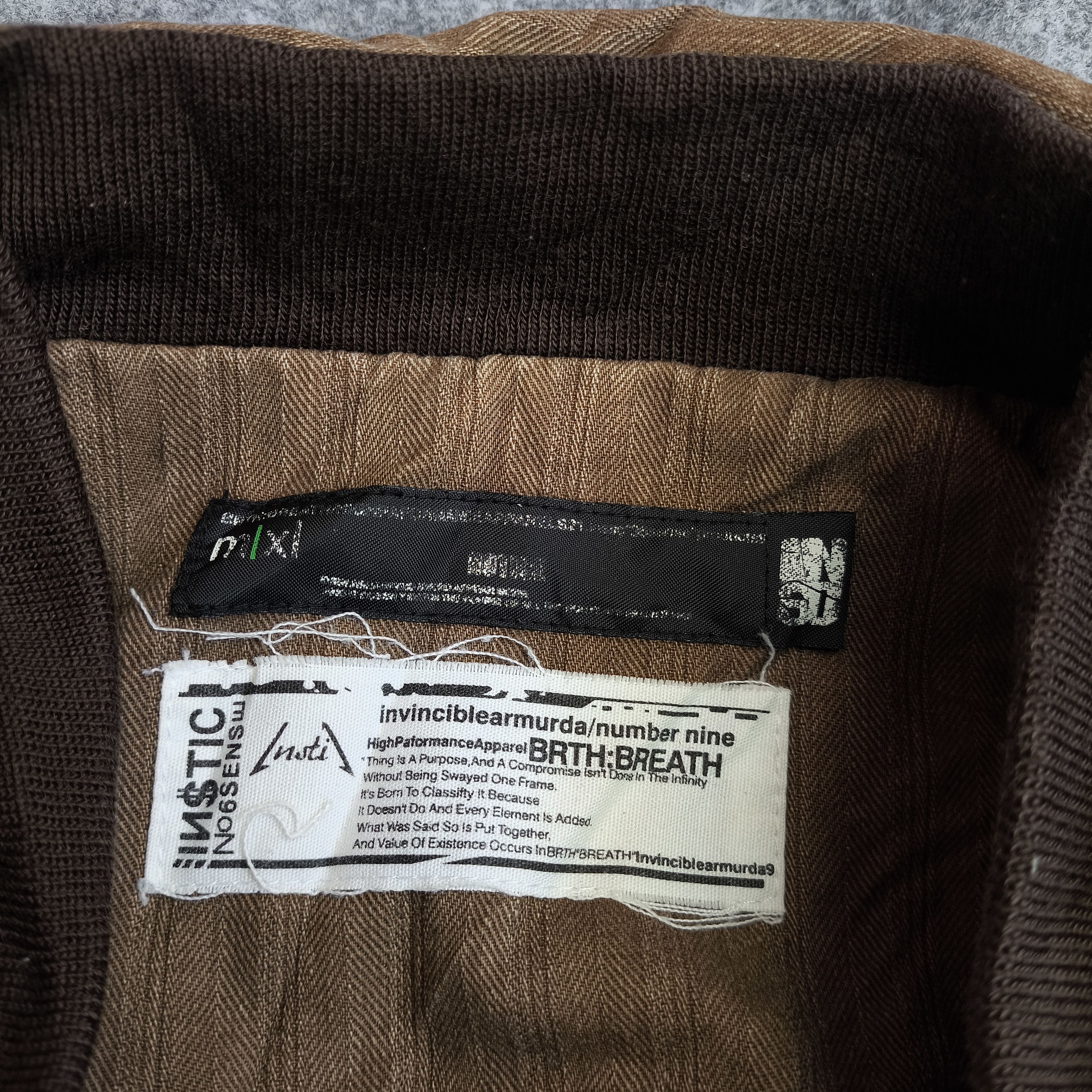 Number (N)ine Number nine breath brth invicible armurda canvas jacket Size US L / EU 52-54 / 3 - 7 Thumbnail