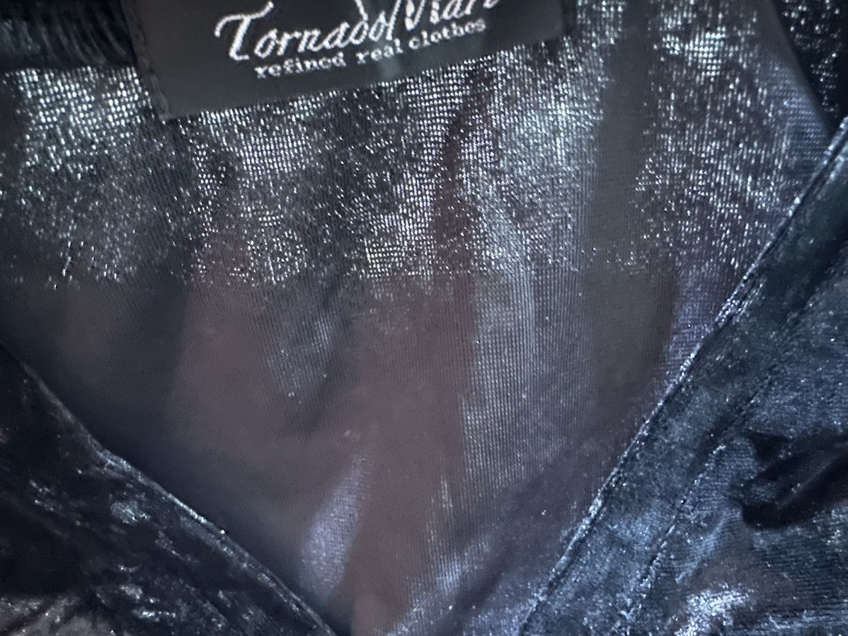 Tornado Mart 🔥Y2K Vintage Tornado Mart Velour Long Sleeve Shirt Size US L / EU 52-54 / 3 - 4 Thumbnail