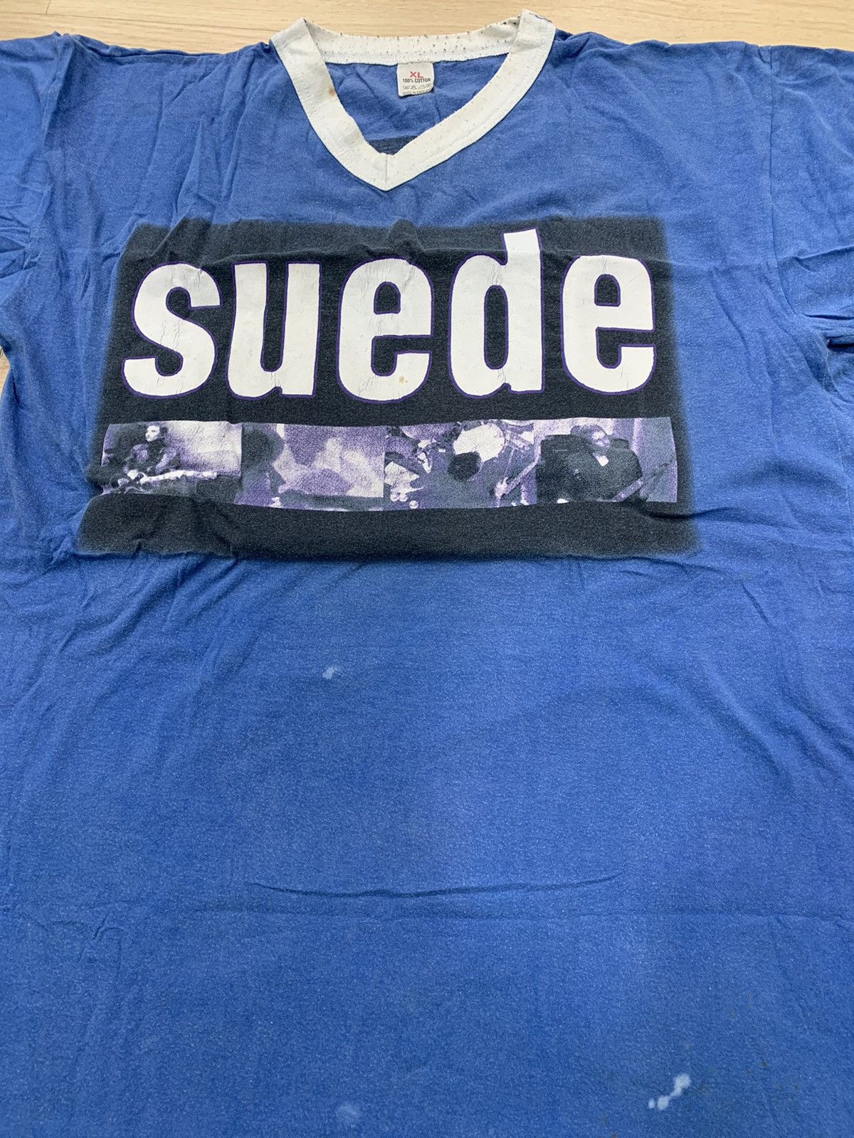 Band Tees × Rap Tees VTG SUEDE TOUR BAND SHIRT DEFTONES MANIC BLUR Size US XL / EU 56 / 4 - 3 Thumbnail