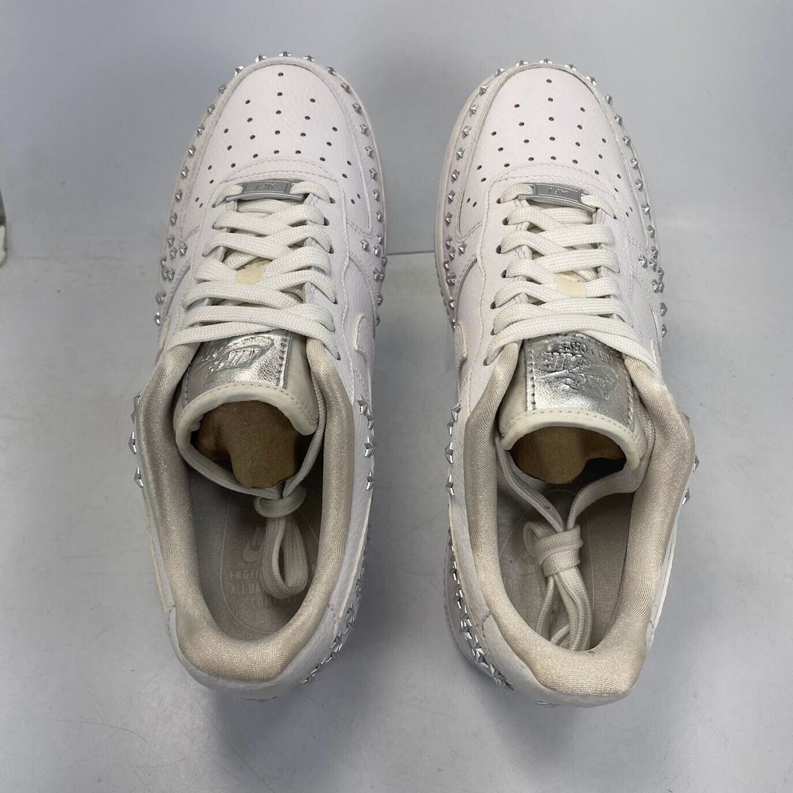 Nike NEW Nike Air Force 1 '07 XX White Studded AR0639-100 Size US 7.5 / EU 40-41 - 6 Thumbnail