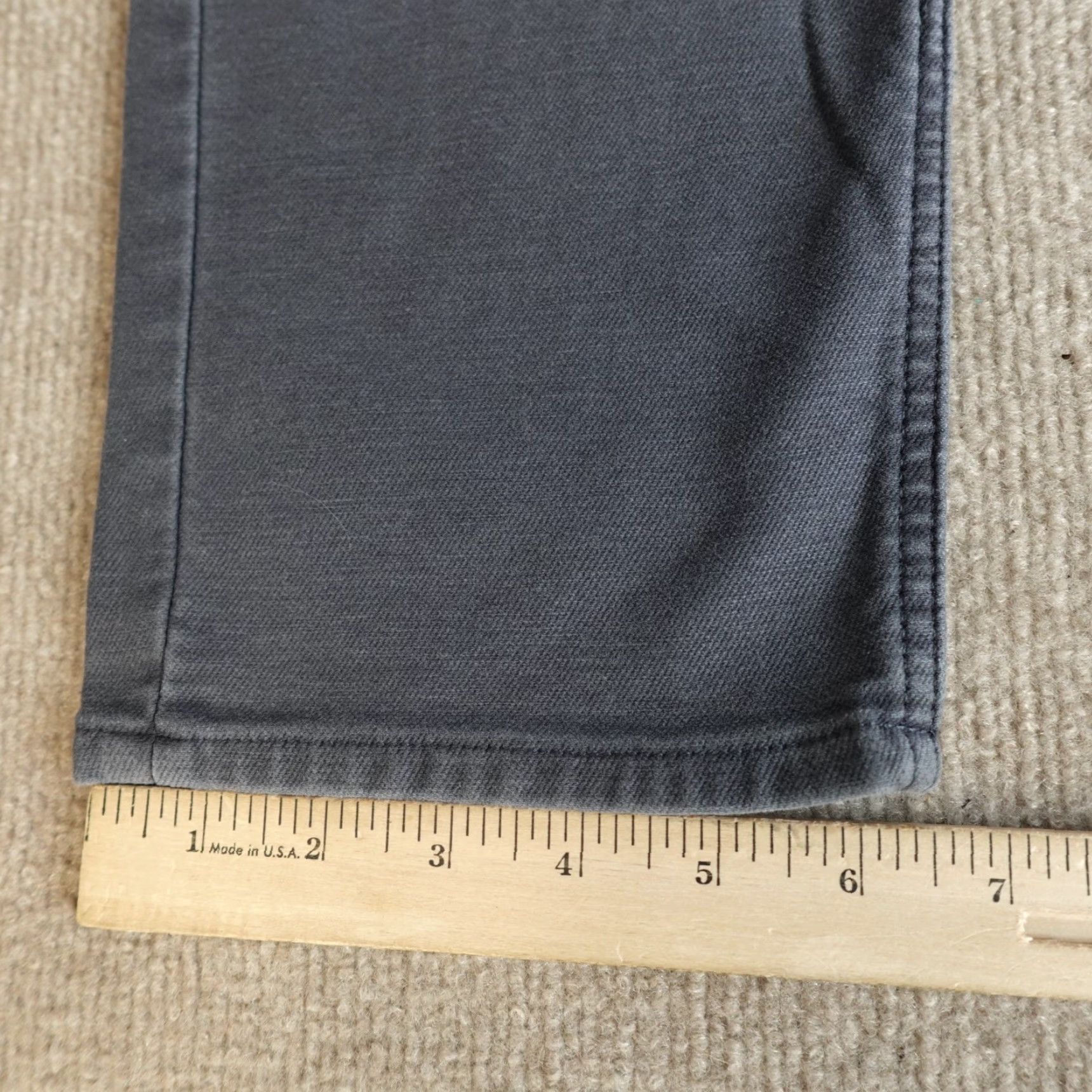 Faherty Faherty Pants 32 x 31 Blue Stretch Terry 5-Pocket Pant Navy MBF2437-NVY Size US 32 / EU 48 - 6 Thumbnail