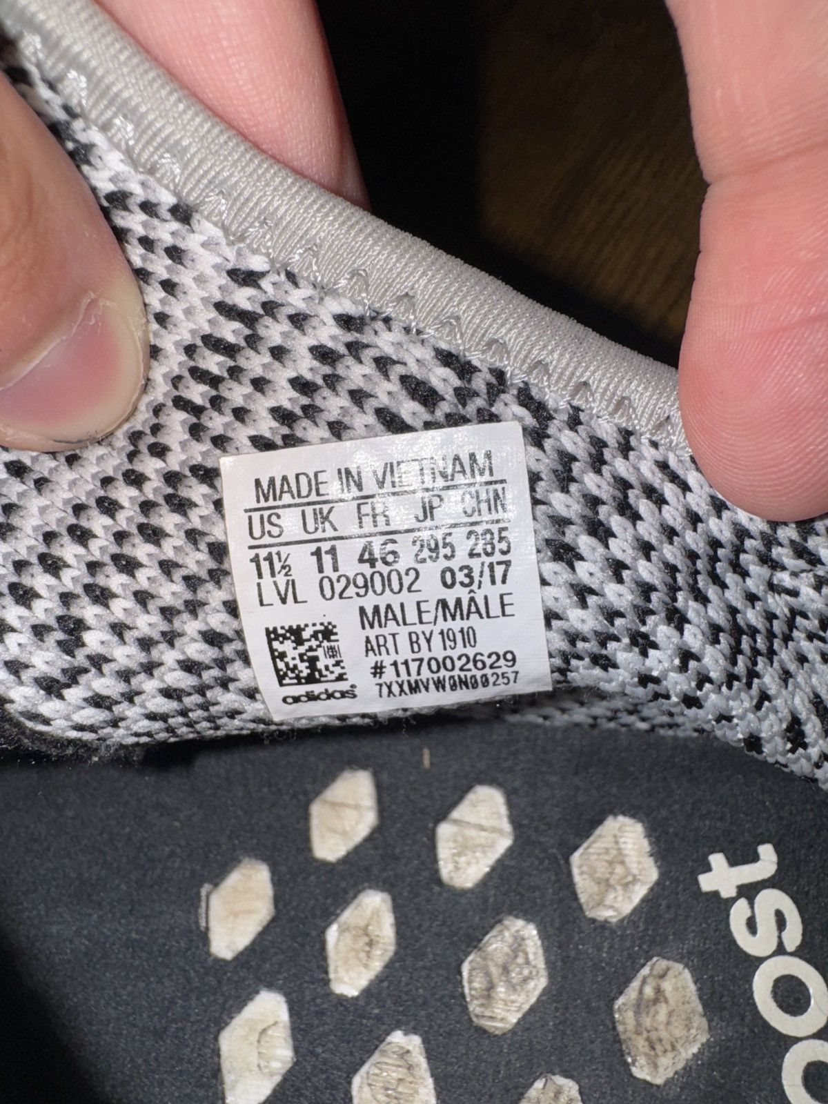 Adidas NMD XR1 PK “Oreo” Size US 11.5 / EU 44-45 - 7 Thumbnail