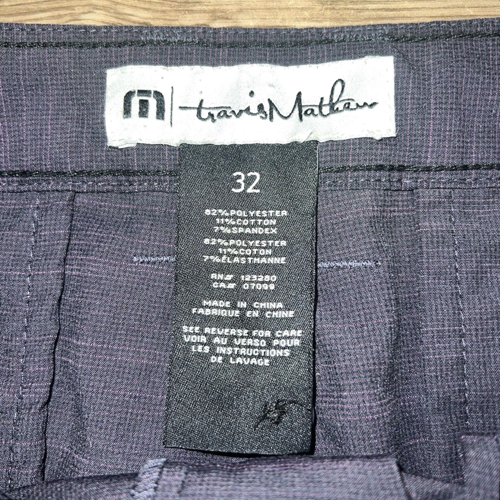TravisMathew Travis Mathew Golf Shorts Mens Size 32 Purple Chino Size US 32 / EU 48 - 5 Thumbnail