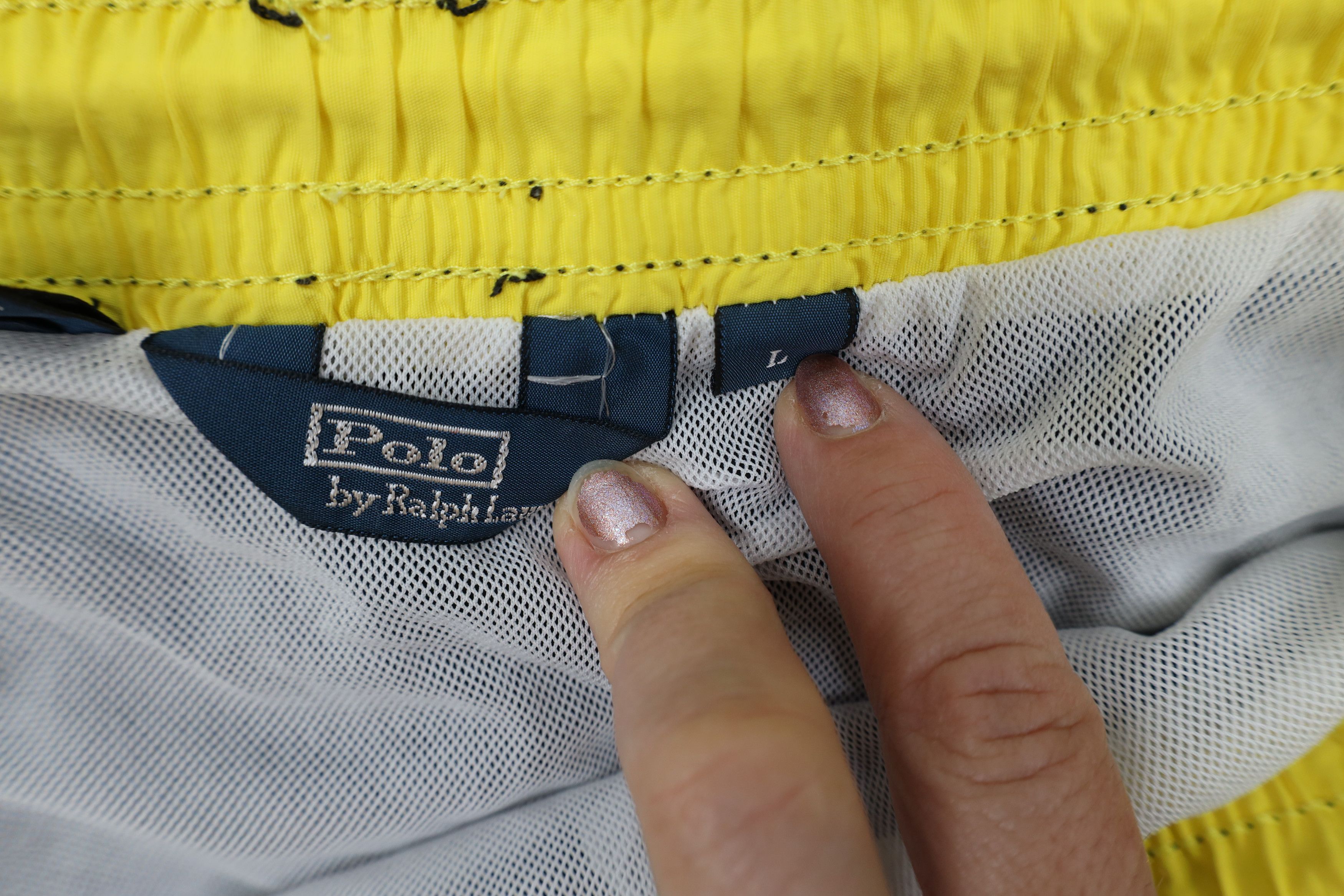 Ralph Lauren Vintage 90s Ralph Lauren Above Knee Lined Shorts Swim Trunks Size US 34 / EU 50 - 8 Thumbnail