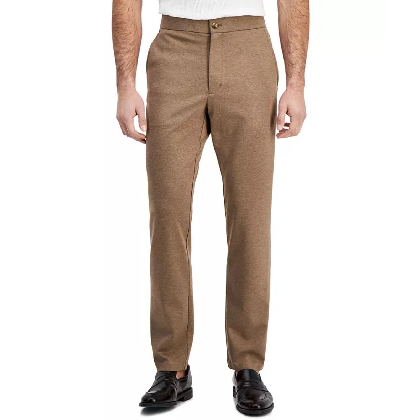 Alfani Alfani Men's Heather Brown Rayon Suit Pants Size 38W 30L Size US 38 / EU 54 - 1 Thumbnail