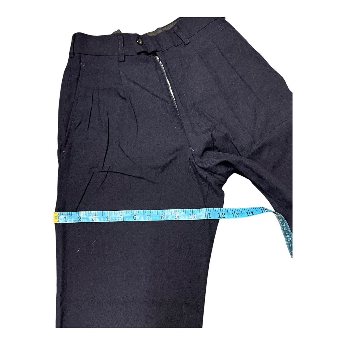 Comme des Garcons Comme des Garcons Homme 90s Wool Pleated Wide Leg Pants S Size US 28 / EU 44 - 8 Thumbnail
