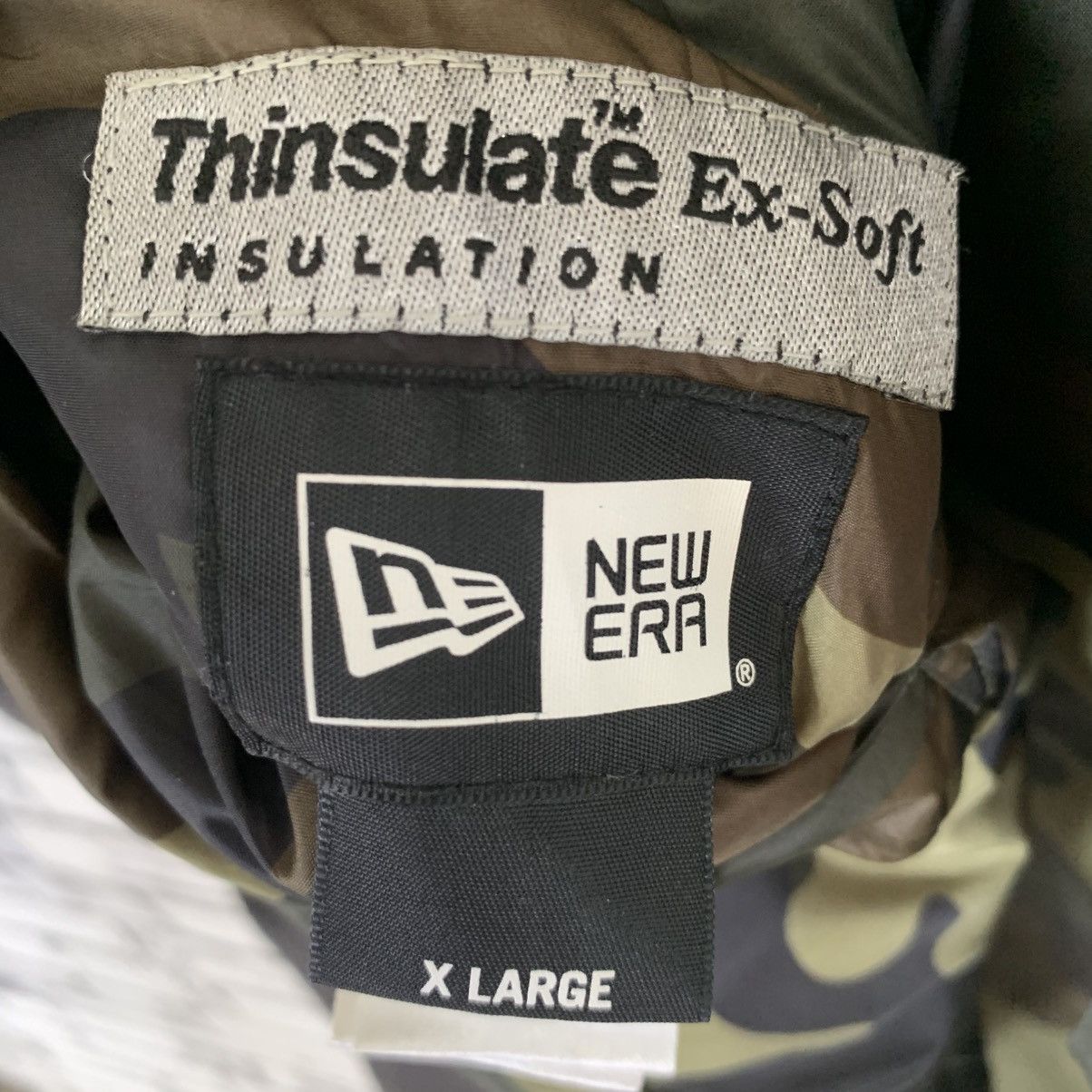 Designer × New Era × Vintage New Era Reversible Camouflage Jacket Size US XL / EU 56 / 4 - 18 Thumbnail